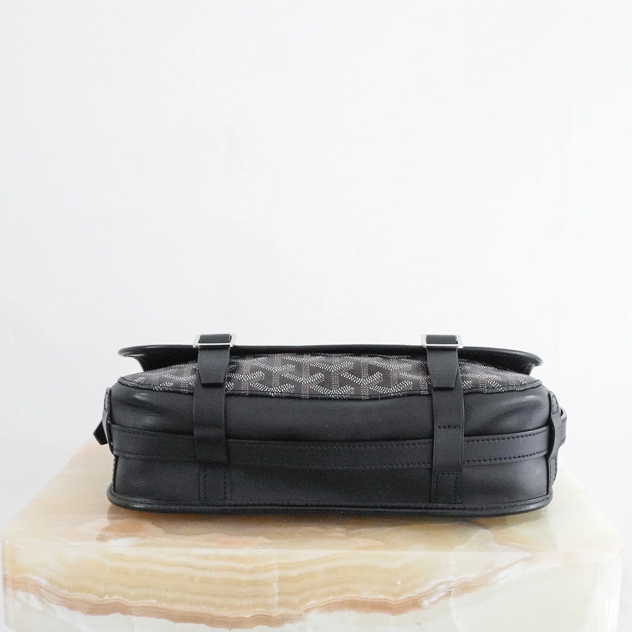 Goyard Black Belvedere MM Messenger Bag RRP £2500 | Authentic Preloved - Image 4
