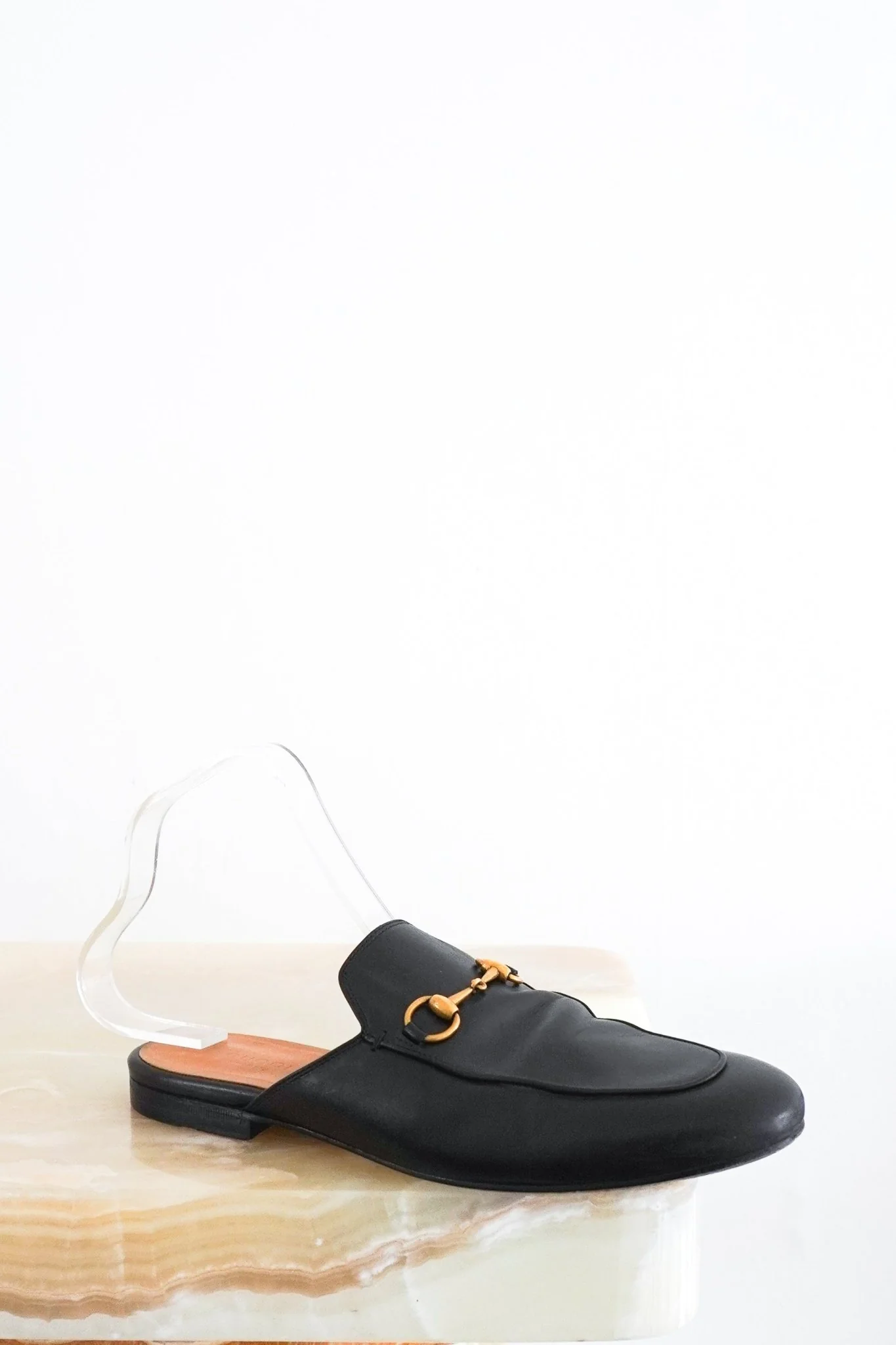 Gucci Black Princetown Leather Flats RRP £795 | Authentic Preloved