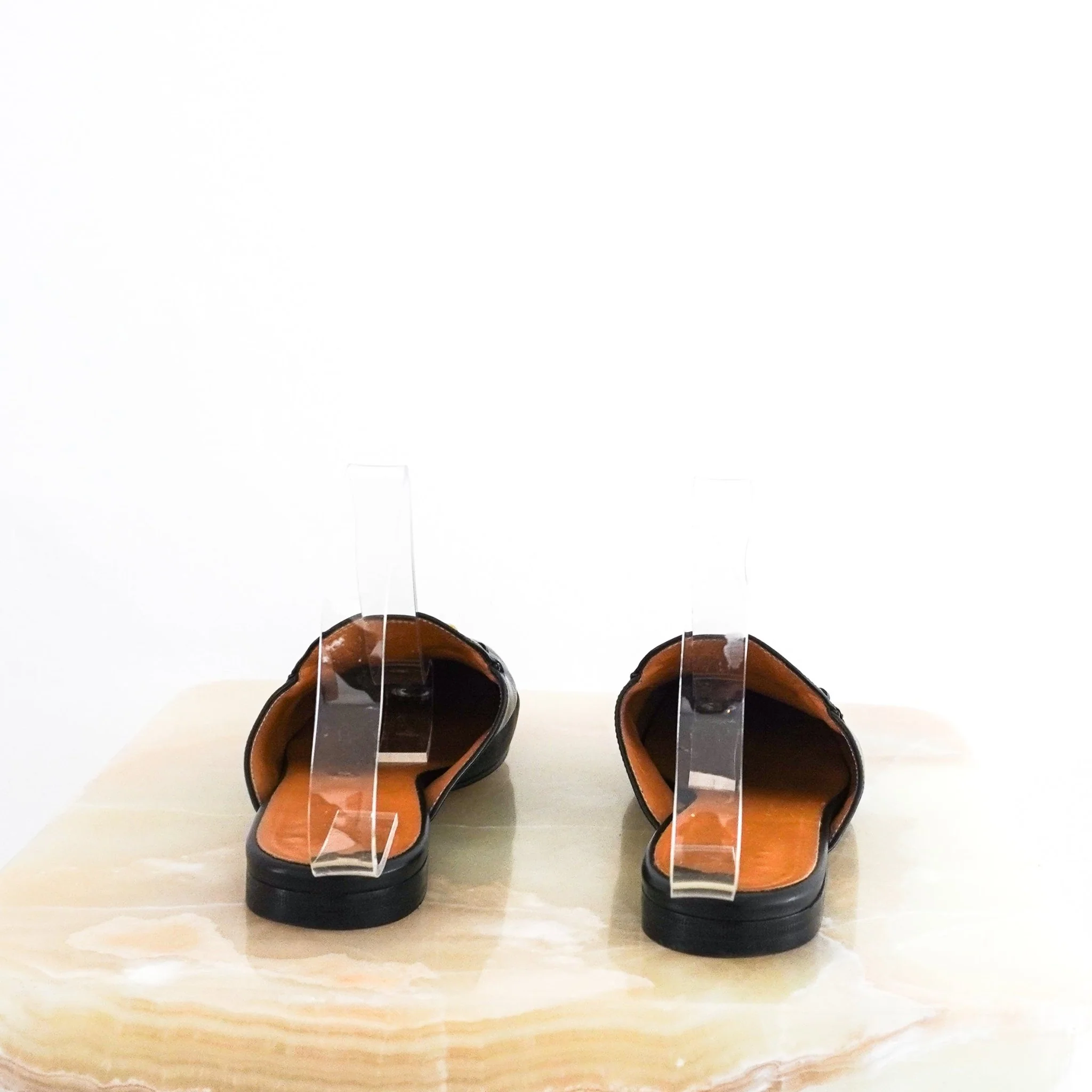 Gucci Black Princetown Leather Flats RRP £795 | Authentic Preloved - Image 3