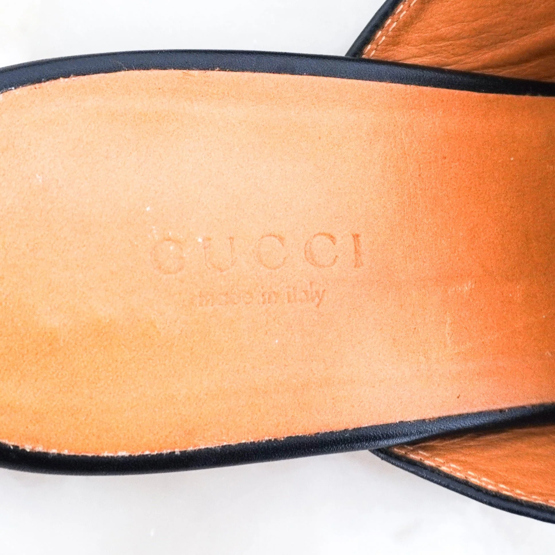 Gucci Black Princetown Leather Flats RRP £795 | Authentic Preloved - Image 5