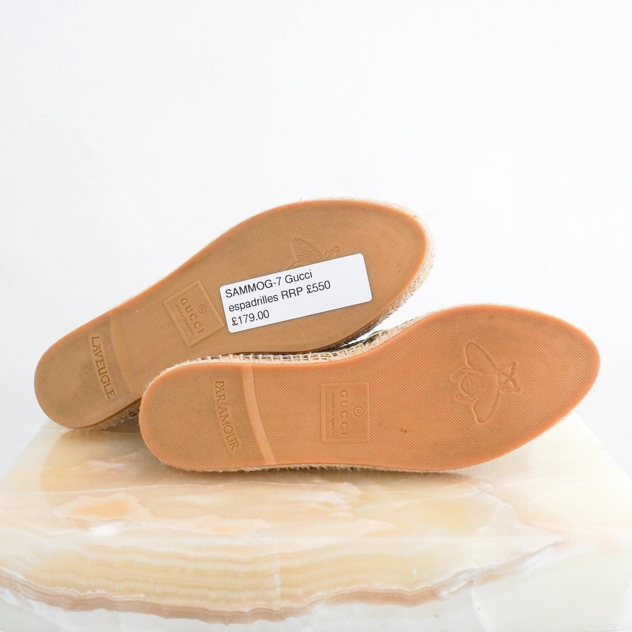 Gucci GG Brown Monogram Espadrilles (RRP £550) | Authentic Preloved - Image 4