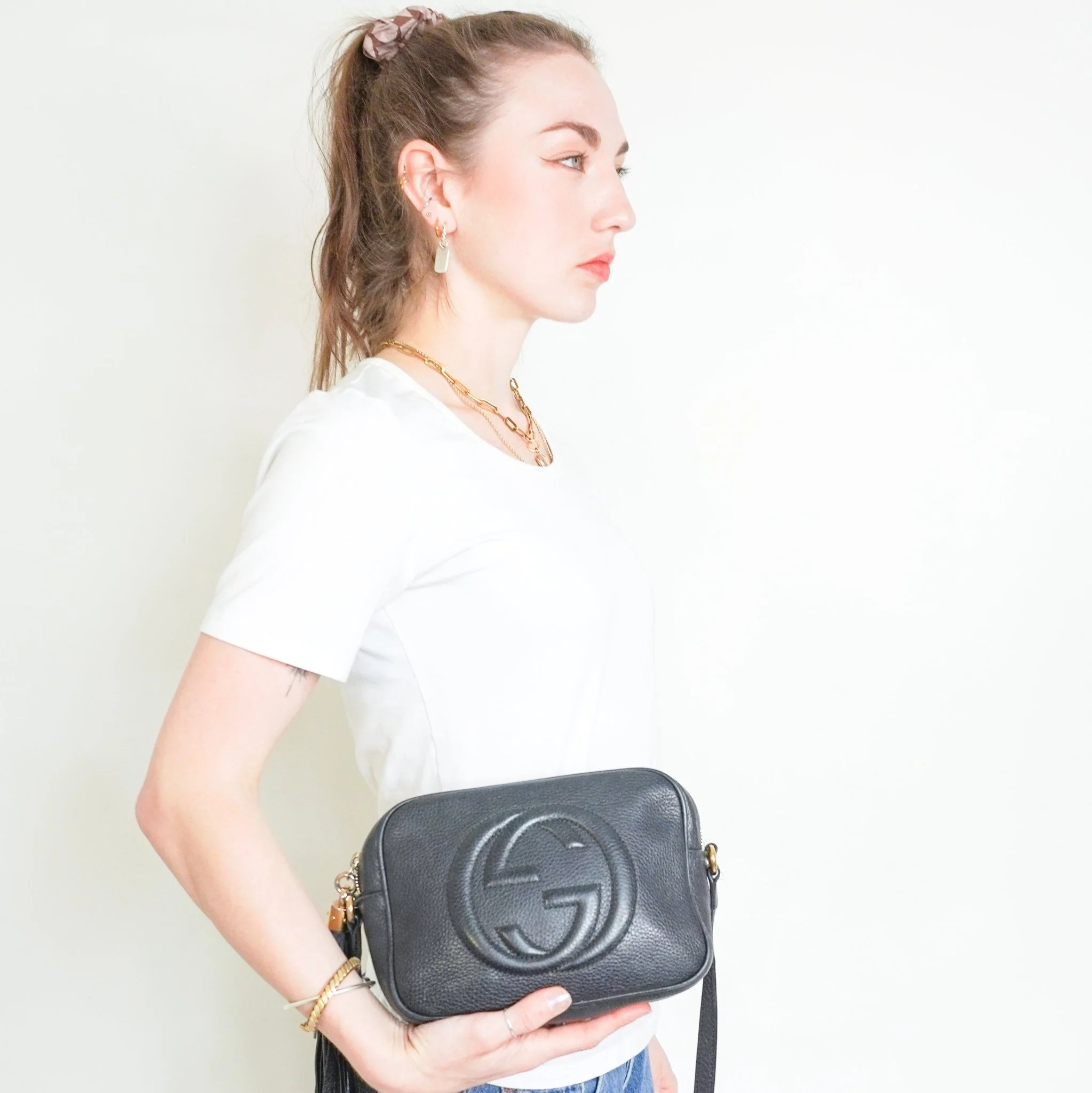 Gucci GG Disco Crossbody Bag in Black RRP £1200 | Authentic Preloved - Image 12