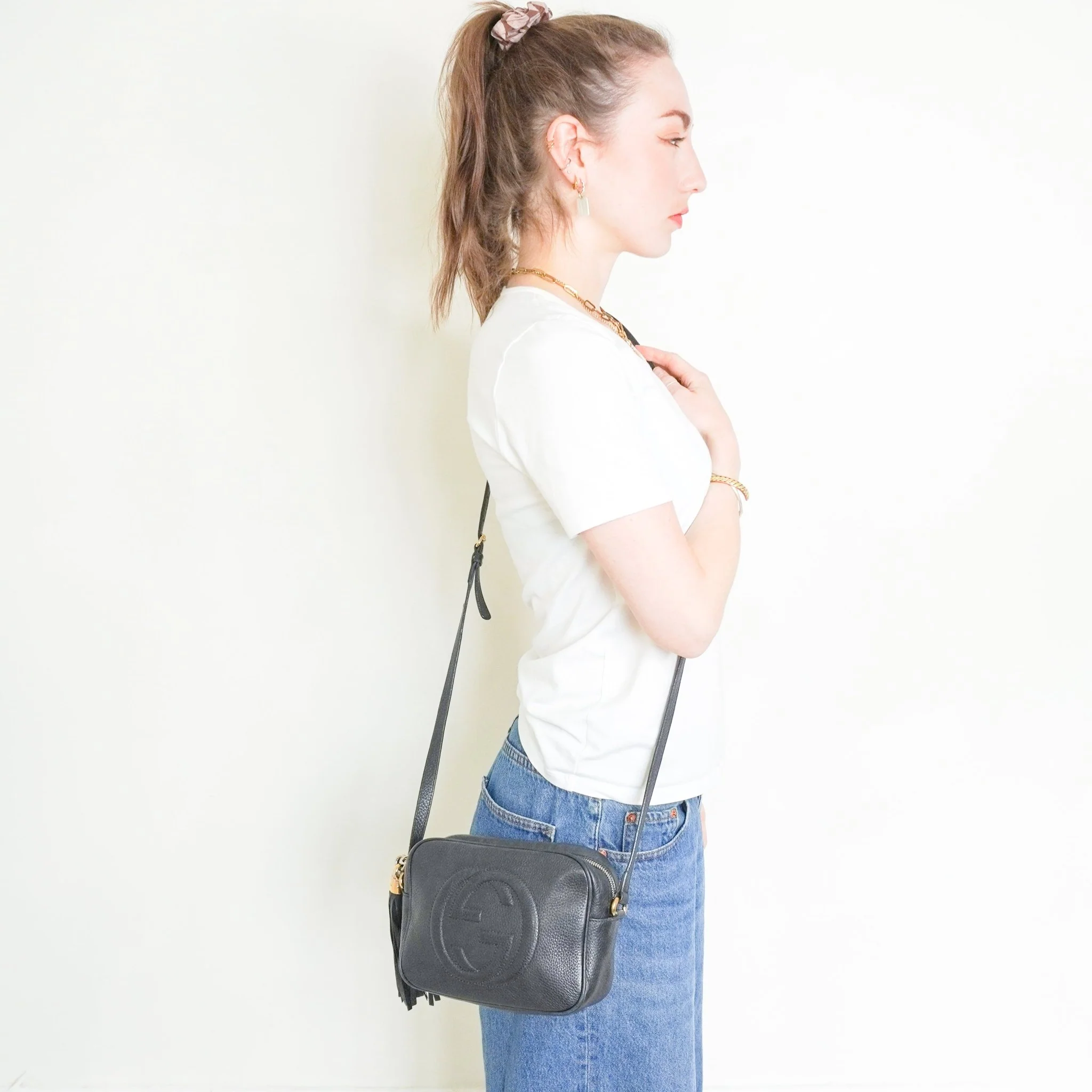Gucci GG Disco Crossbody Bag in Black RRP £1200 | Authentic Preloved - Image 13
