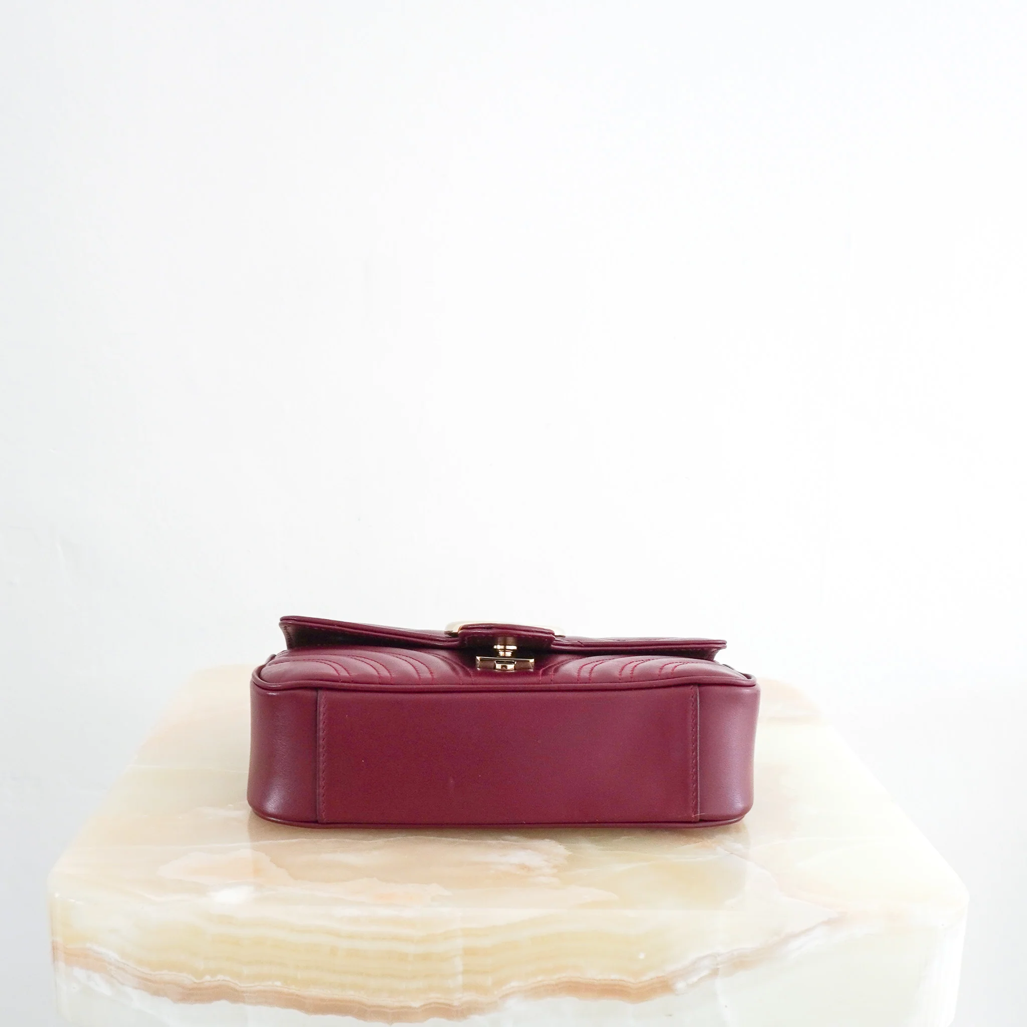 Gucci GG Marmont Small Bag in Rosso Ancora RRP £1890 | Authentic Preloved - Image 5