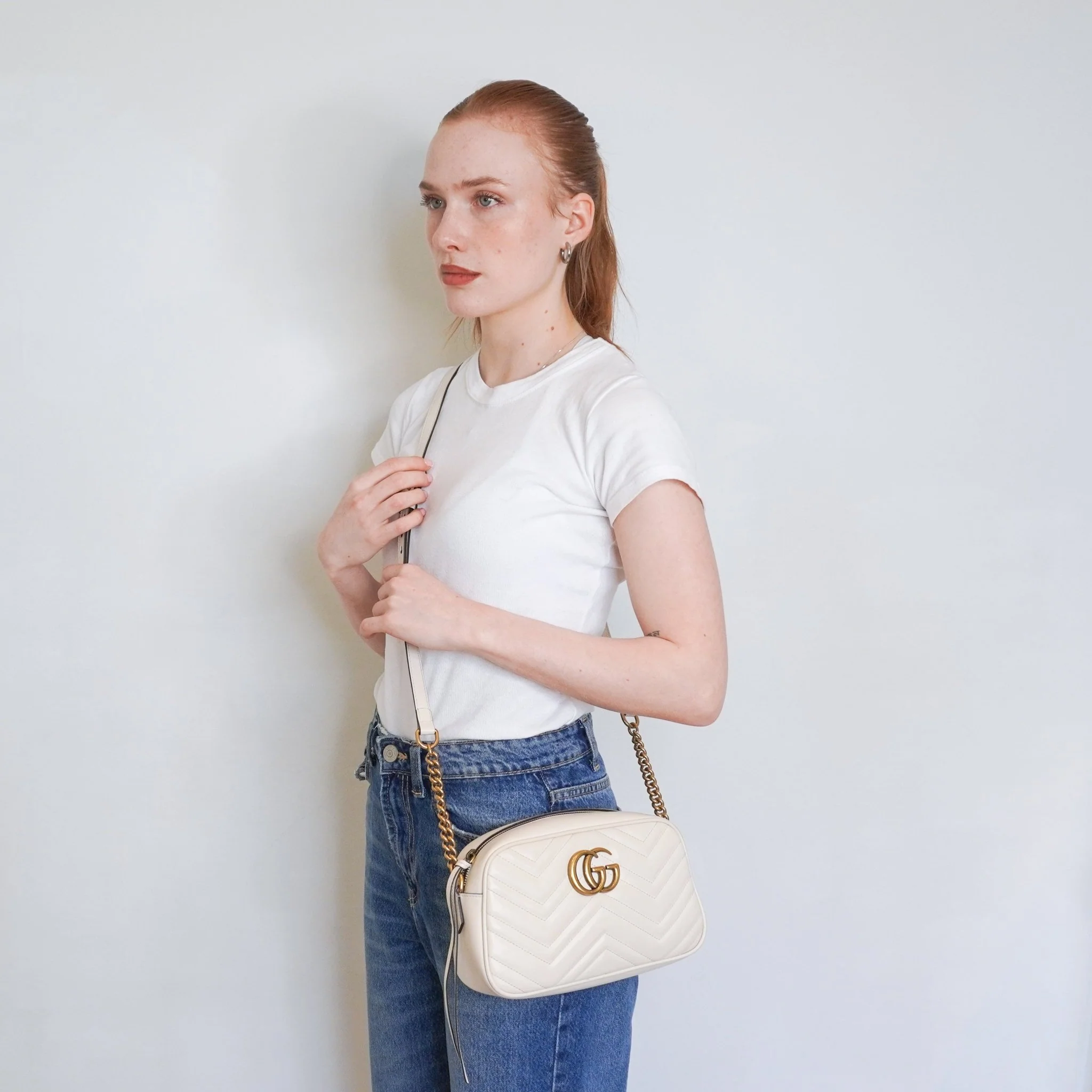 Gucci White Leather Small Camera Bag RRP £1460 | Authentic Preloved - Image 20