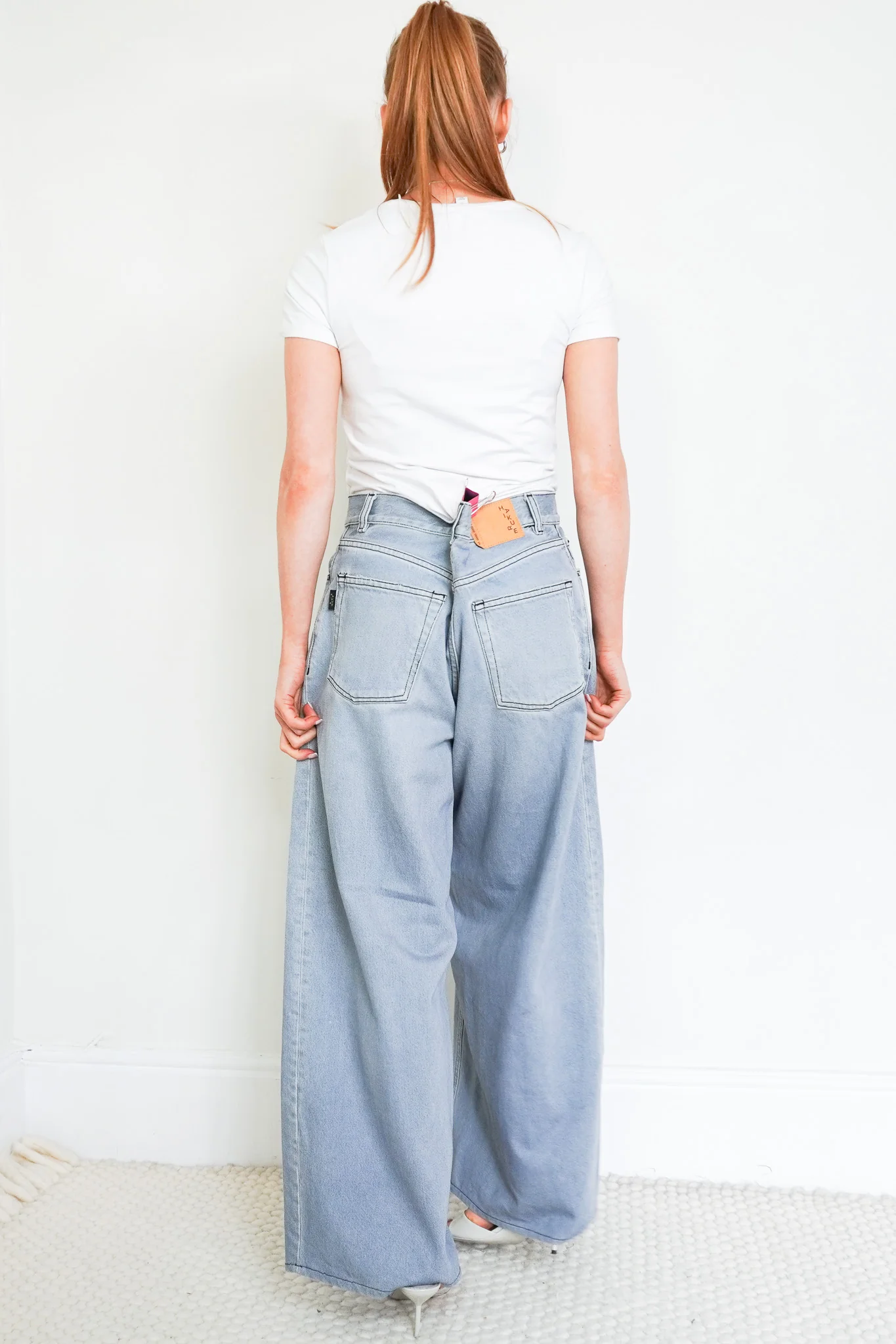 Haikure Bethany Lavender Blue Jeans RRP £285 | Authentic Preloved - Image 3