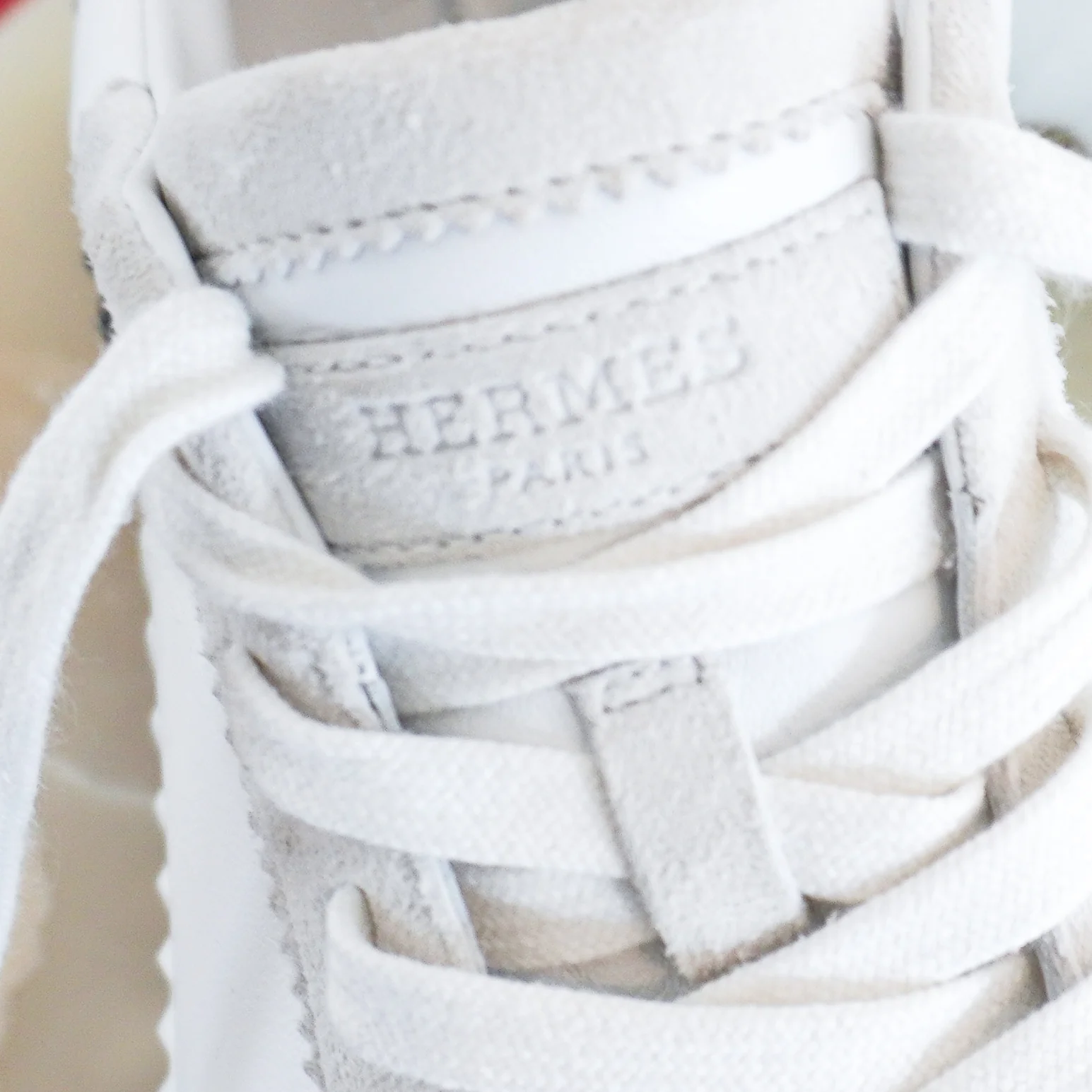 Hermès Blanc Leather Bouncing Sneaker (RRP £890) | Authentic Preloved - Image 6