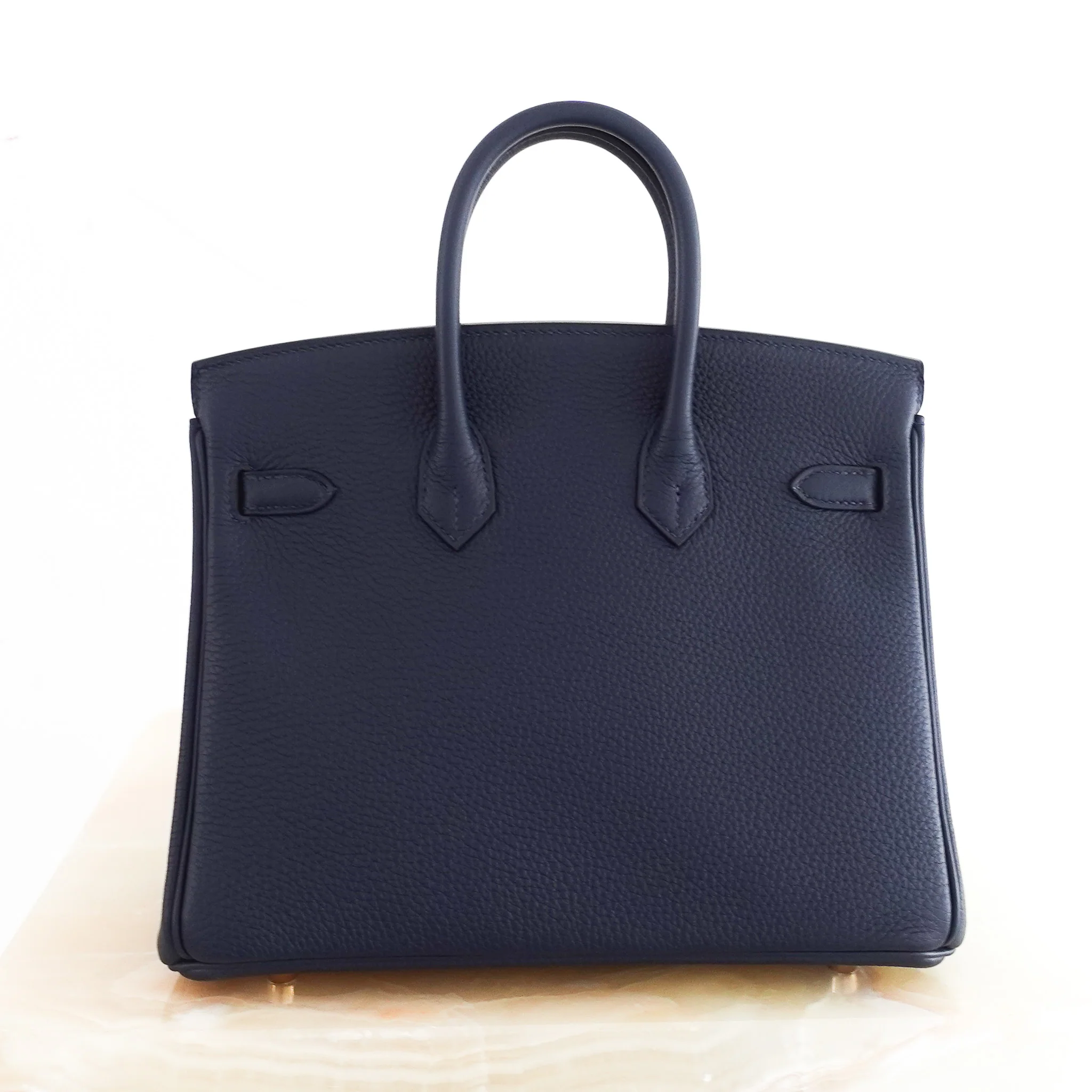 NEW Hermès Birkin 25 Veau Togo Bleu Abysse | Authentic Preloved - Image 4