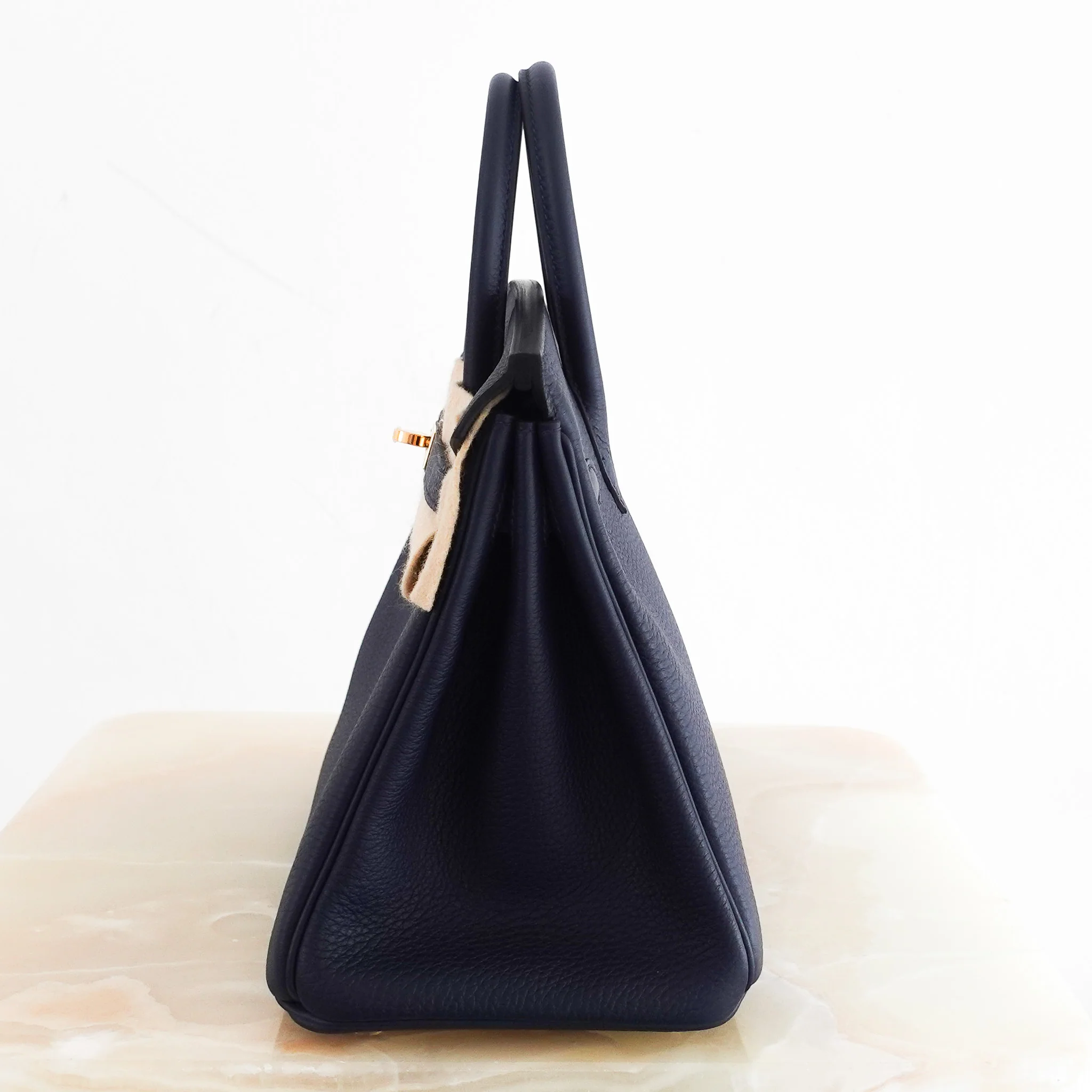 NEW Hermès Birkin 25 Veau Togo Bleu Abysse | Authentic Preloved - Image 5