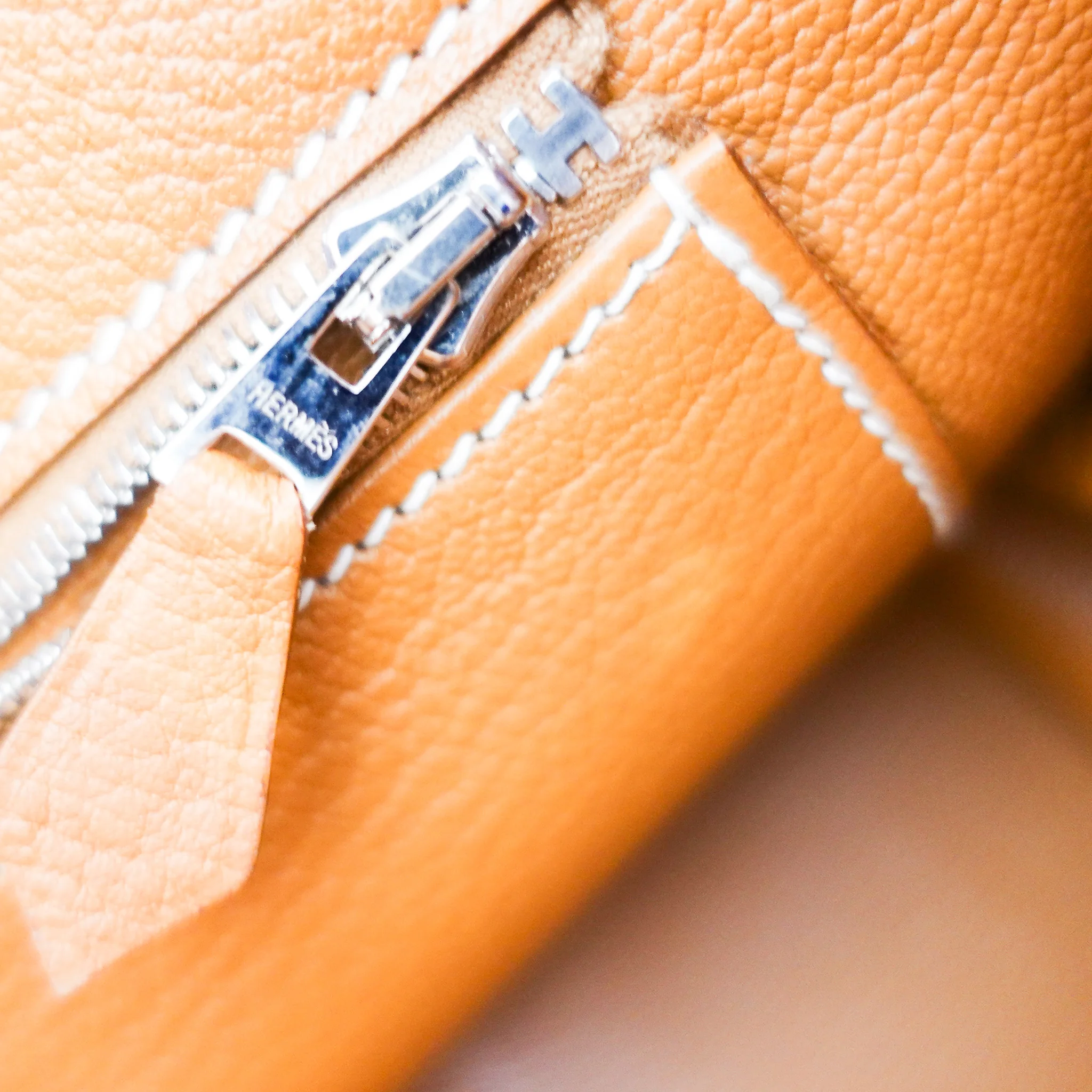 Hermès Birkin 40 Retourne Gold Togo Palladium | Authentic Preloved - Image 16