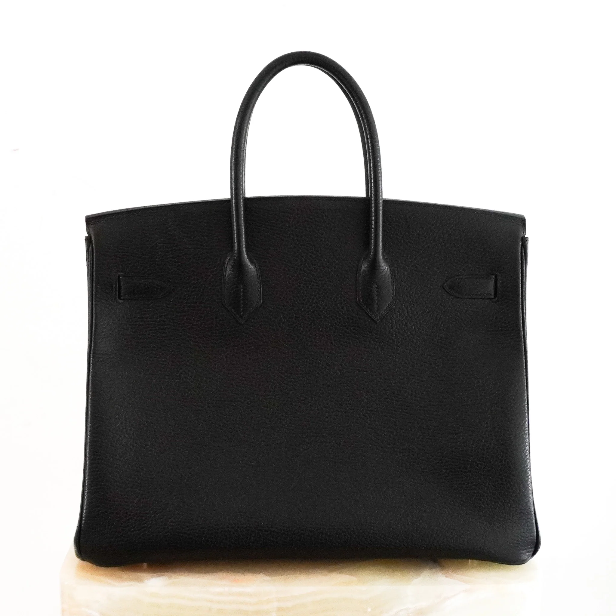 Hérmes Birkin 35 En Cuir Ardennes Noir Retourne with Gold Hardware | Authentic Preloved - Image 3