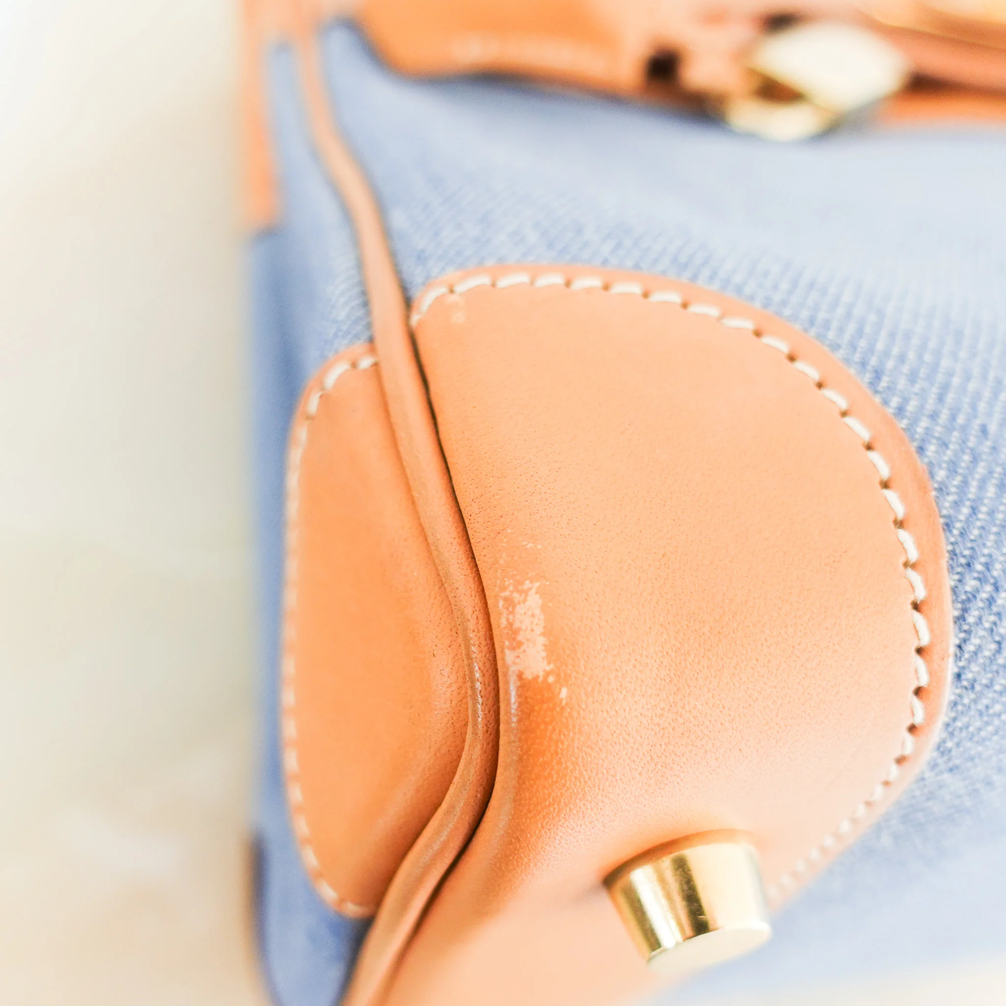 Hermès Birkin 30 in Vache Naturelle leather & Blue Jean toile | Authentic Preloved - Image 20