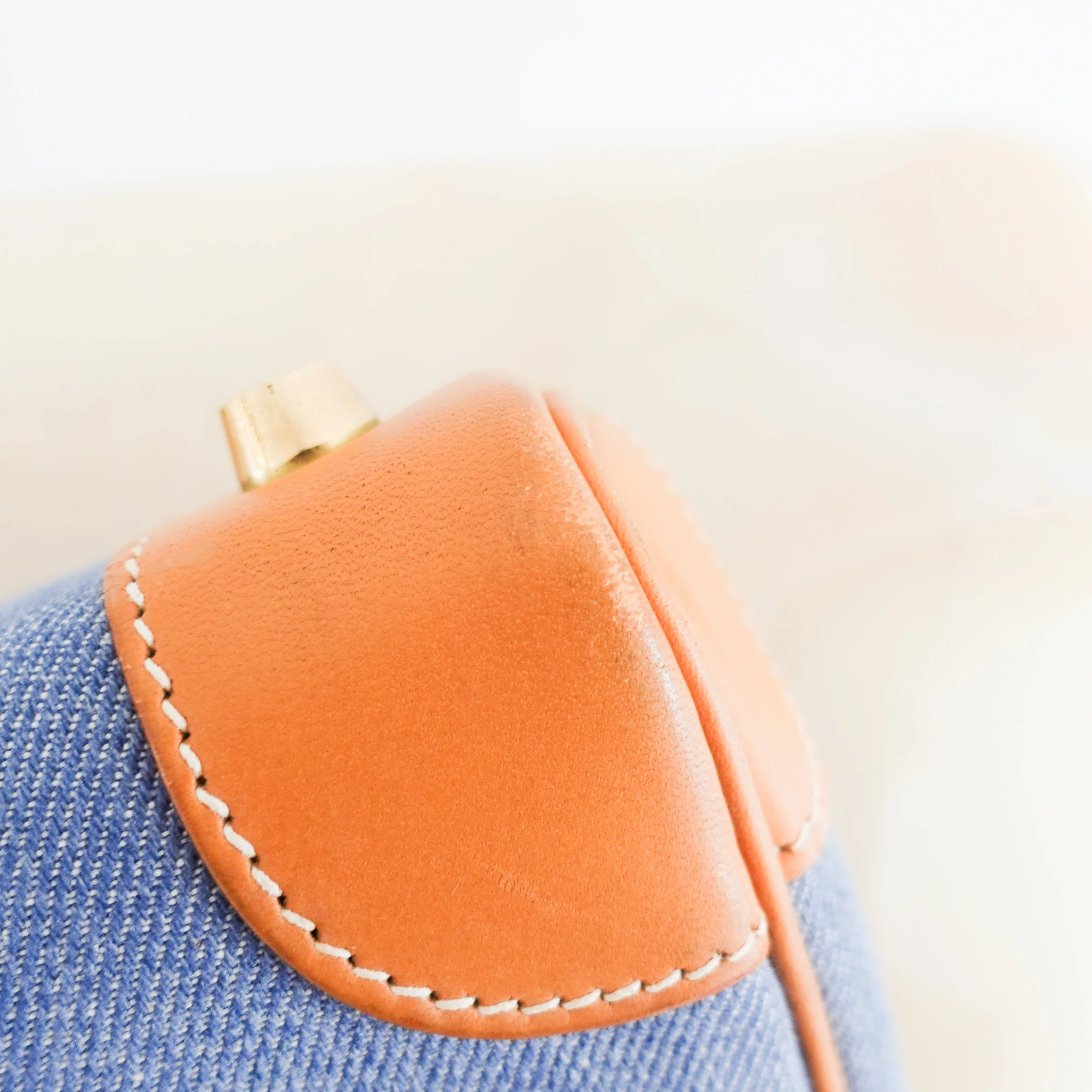 Hermès Birkin 30 in Vache Naturelle leather & Blue Jean toile | Authentic Preloved - Image 22
