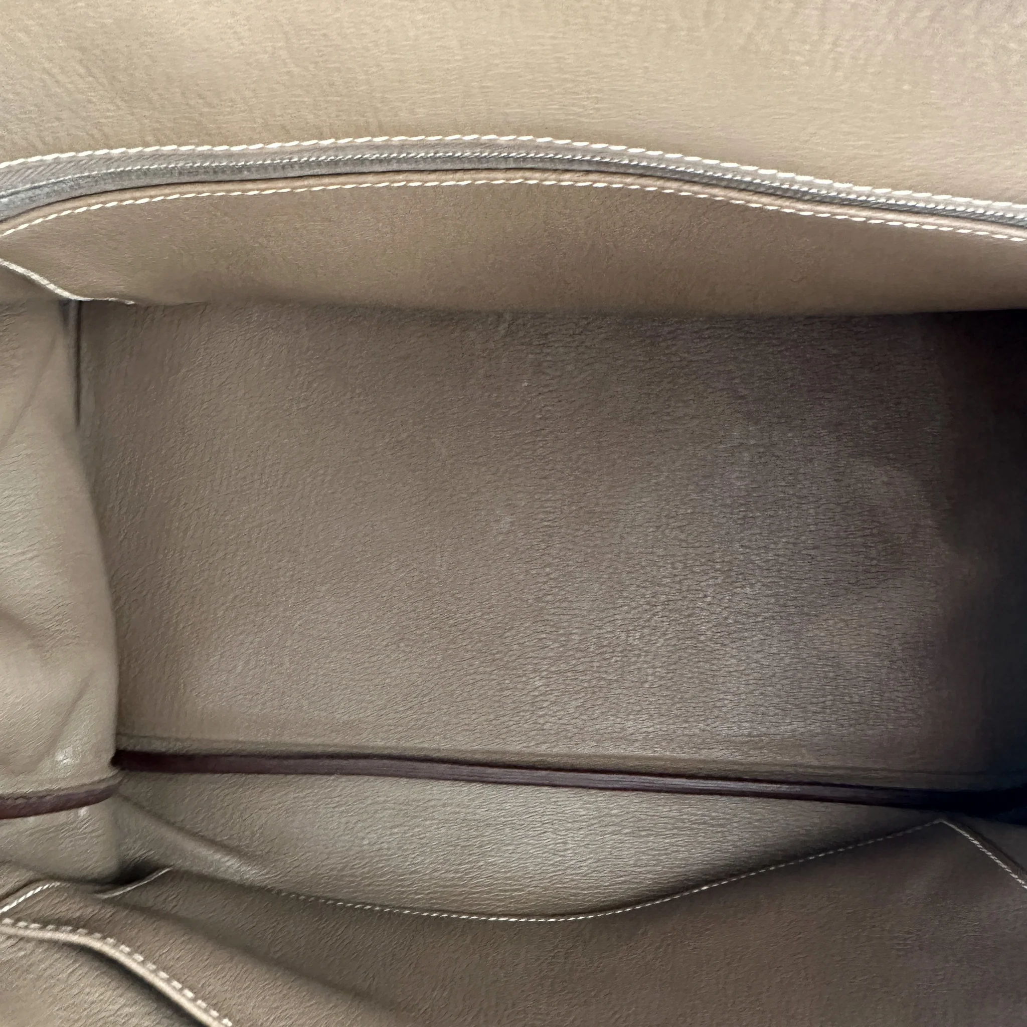 Hermes Birkin 35 Retourne Togo Etoupe with Palladium Hardware | Authentic Preloved - Image 14