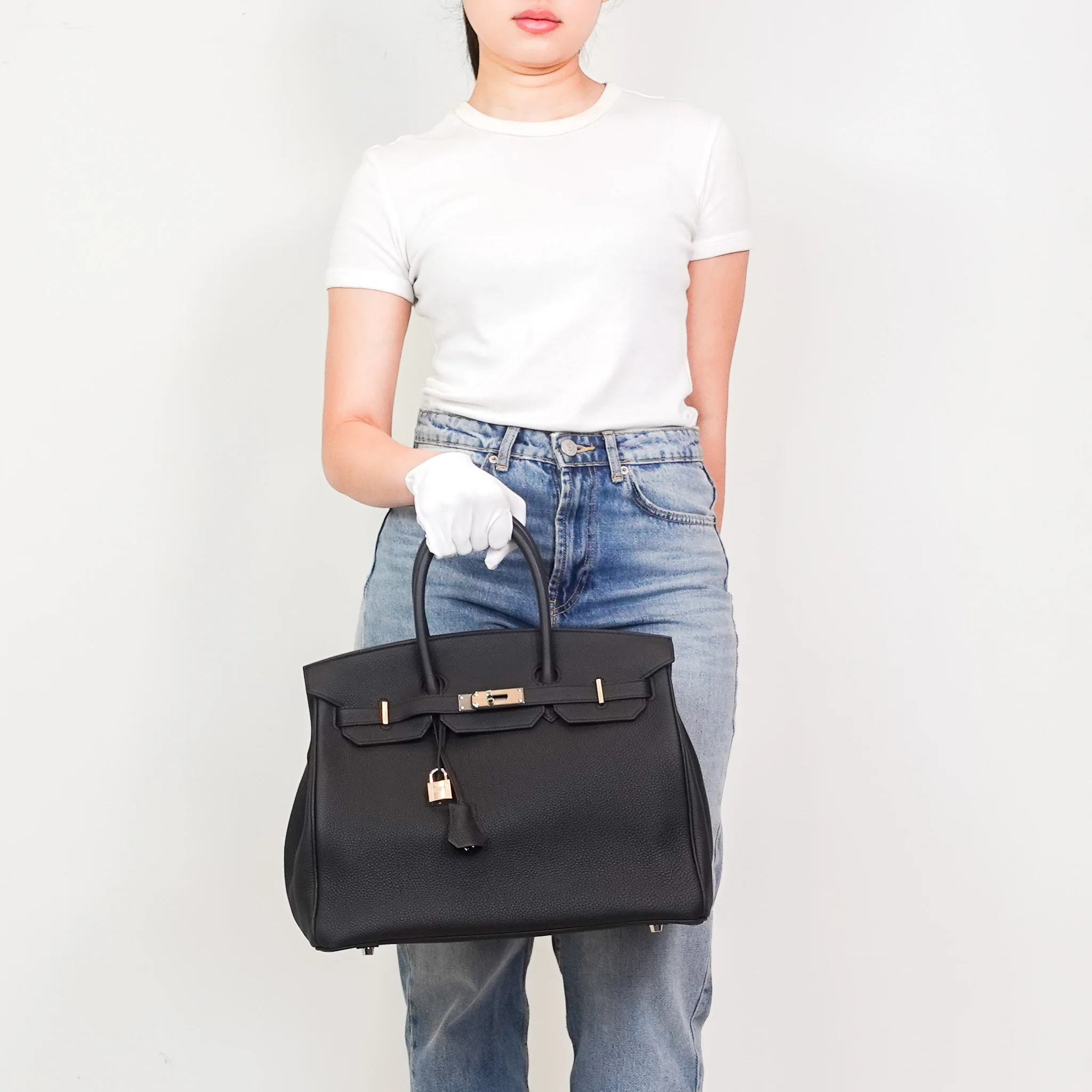 Hermès Birkin 35 Veau Togo Noir | Authentic Preloved - Image 9