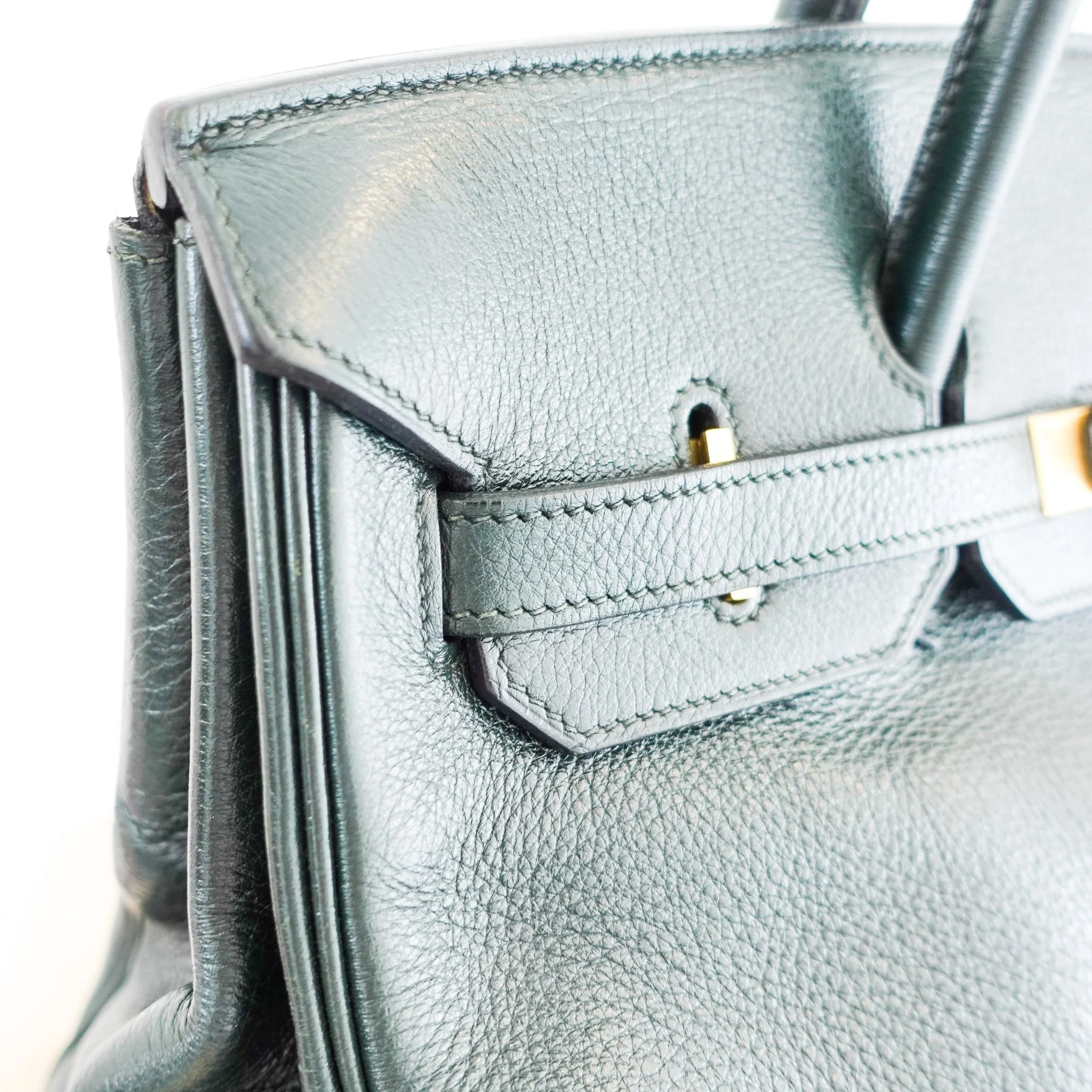 Authentic Hermès Birkin 35 Vert Empire Leather Bag | Preloved Luxury Icon - Image 10