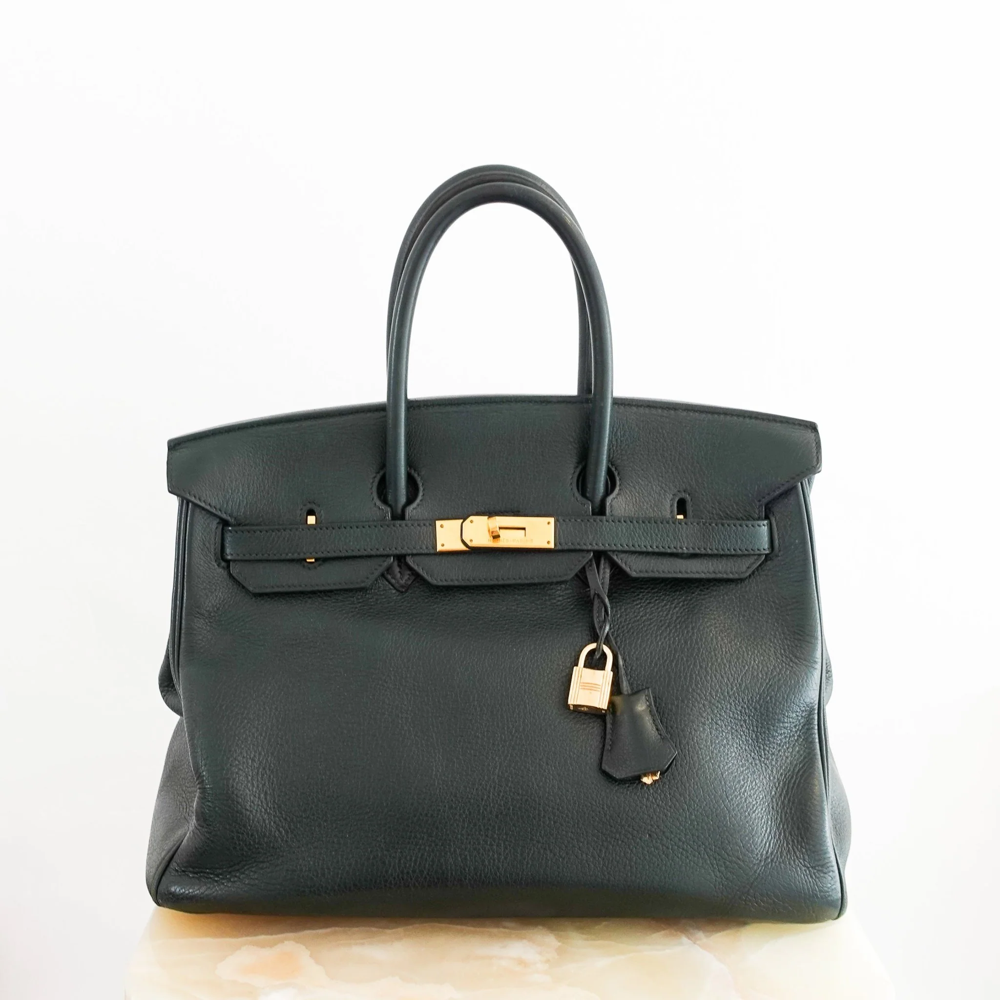 Authentic Hermès Birkin 35 Vert Empire Leather Bag | Preloved Luxury Icon - Image 3