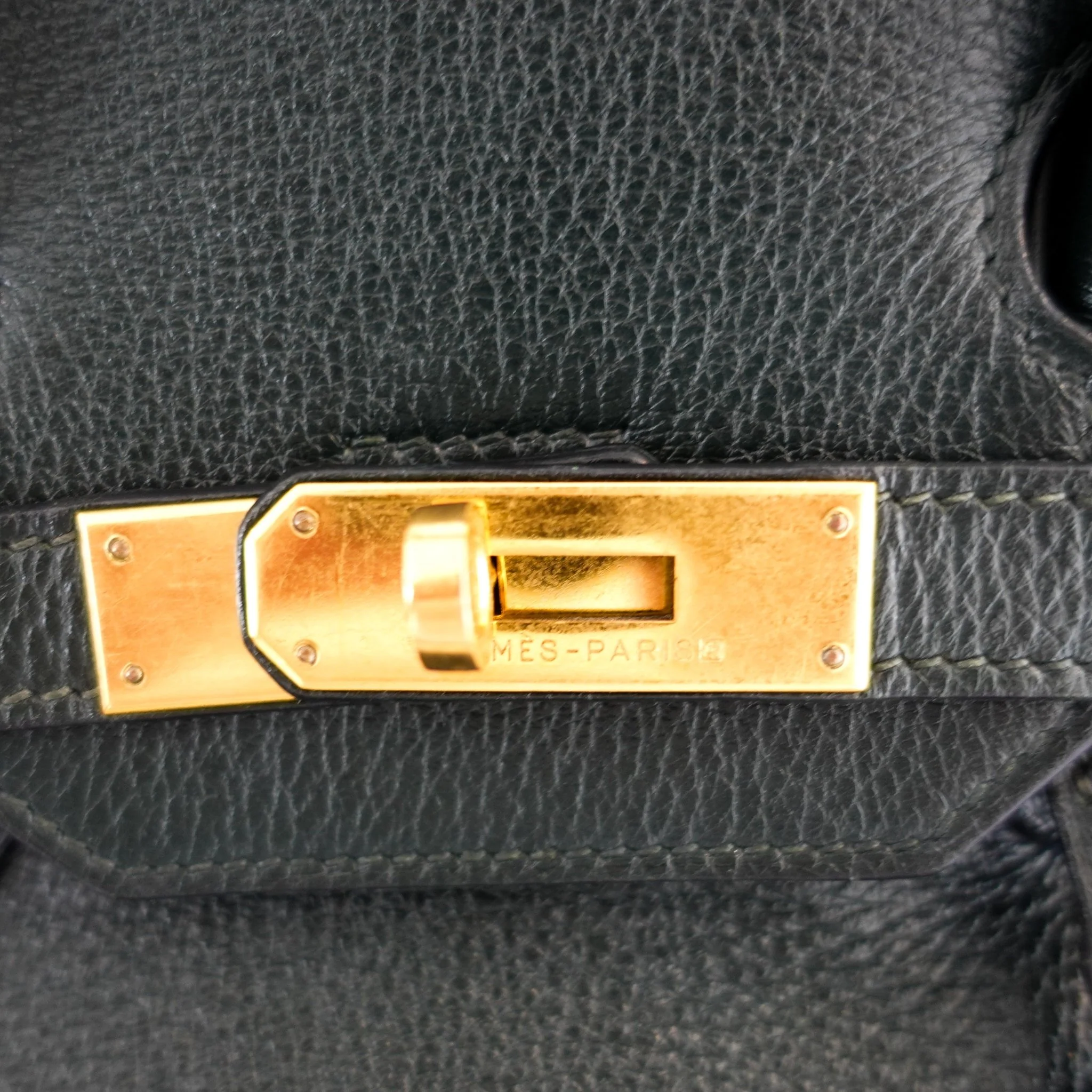 Authentic Hermès Birkin 35 Vert Empire Leather Bag | Preloved Luxury Icon - Image 8