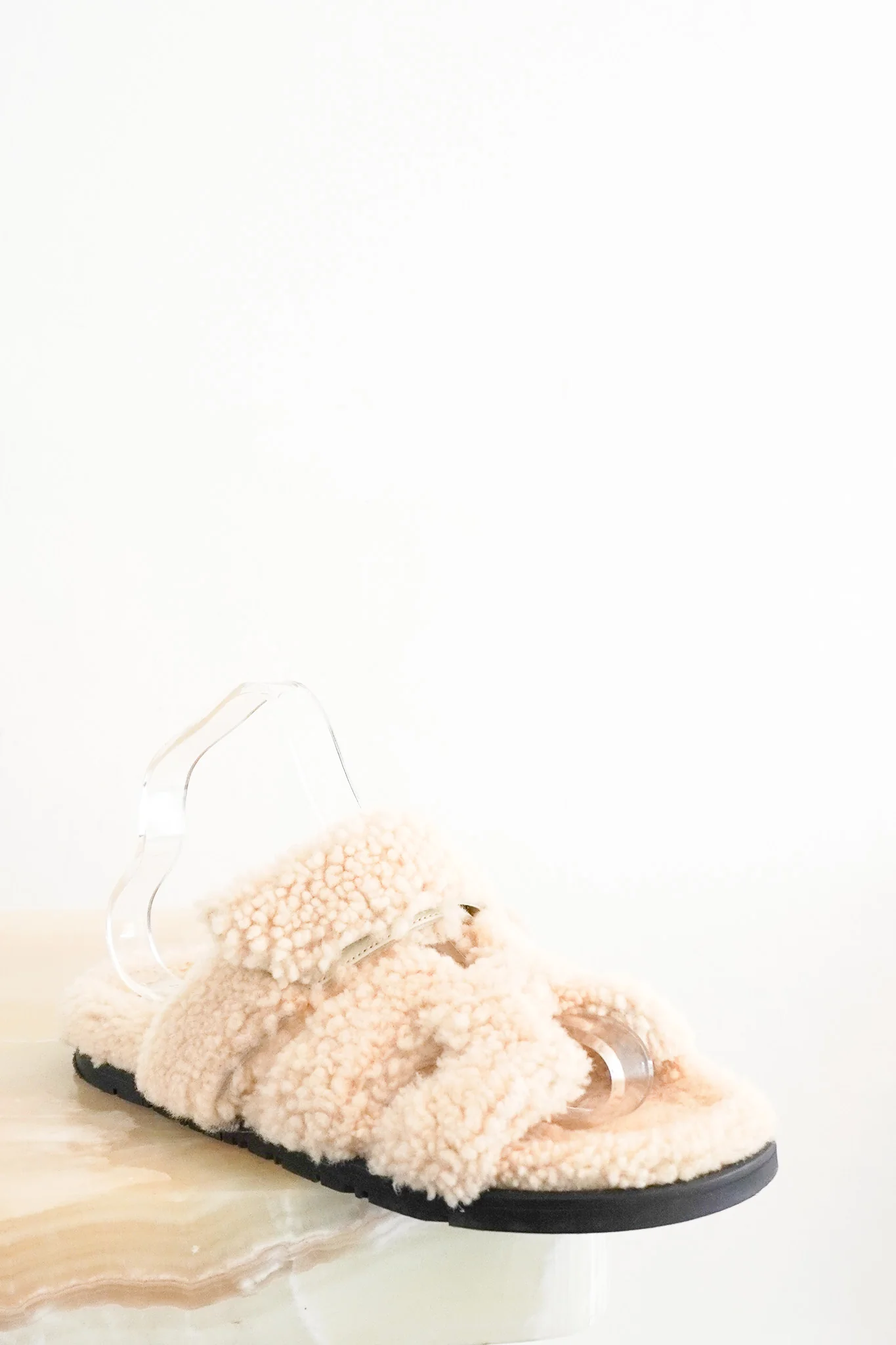 Hermès Chypre Shearling Sandals RRP £1100 | Authentic Preloved