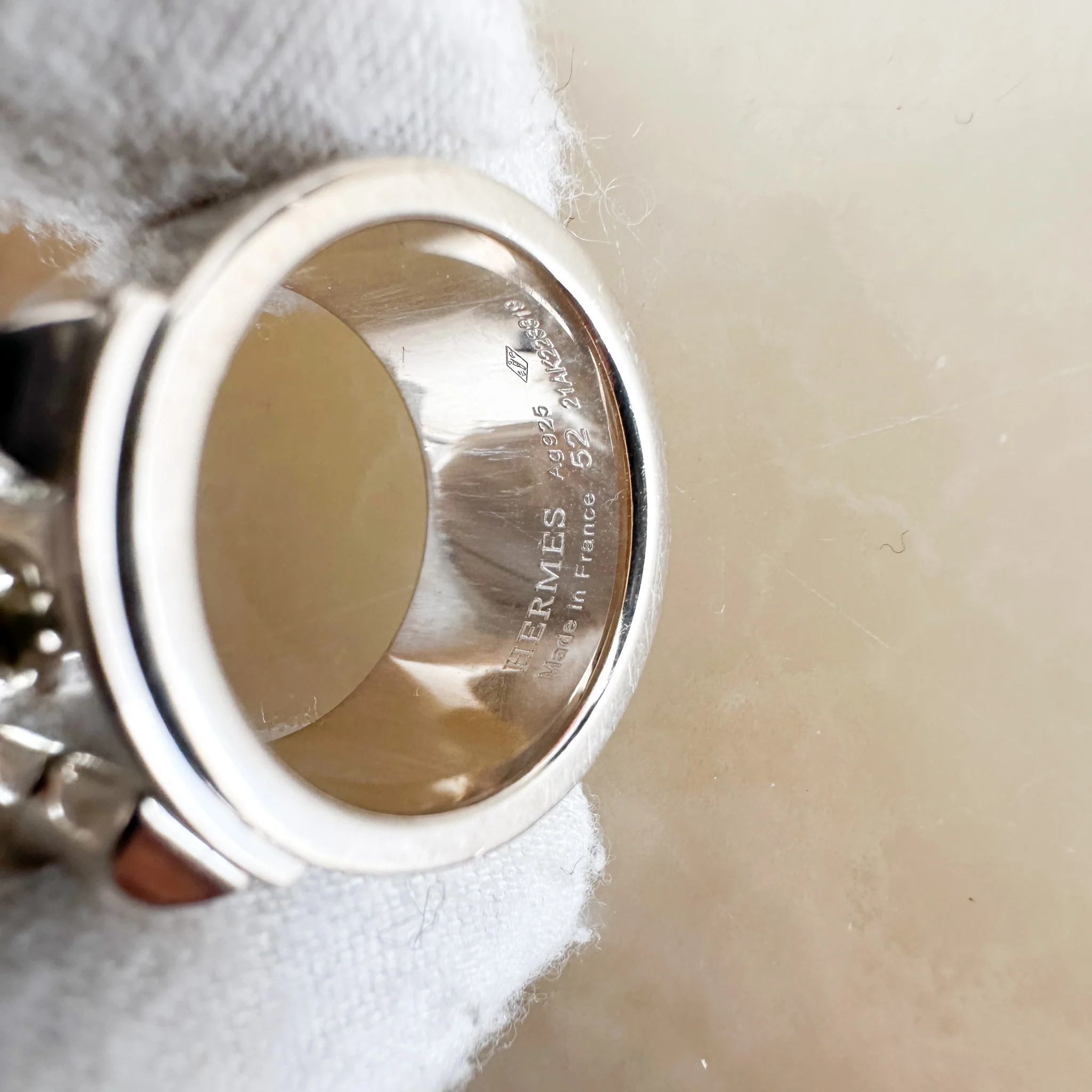 Hermes Collier De Chien Ring in Silver | Authentic Preloved FINAL SALE - Image 4