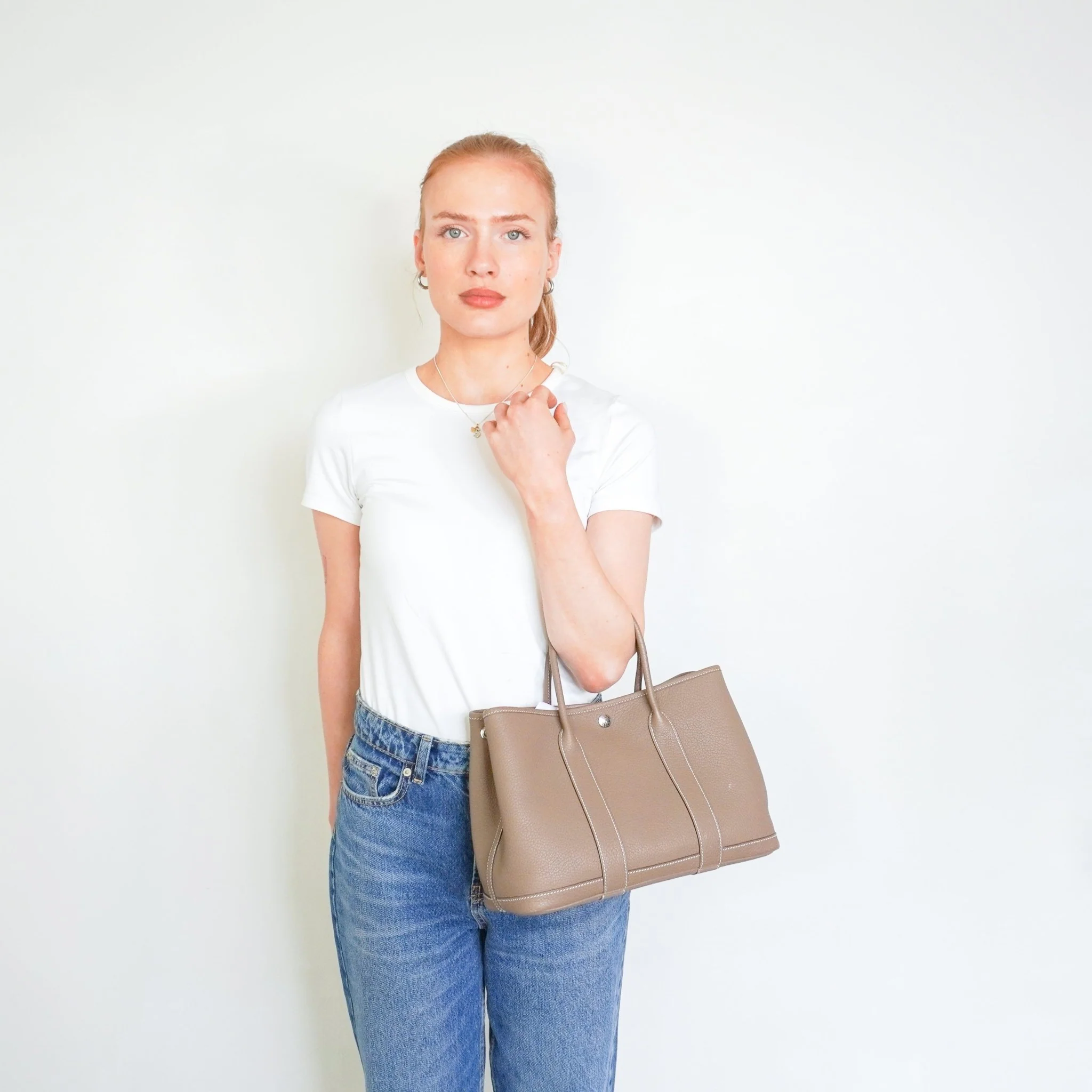 Hermes Etoupe Garden Party 30 Negonda Tote Bag (RRP £3500) | Authentic Preloved - Image 14