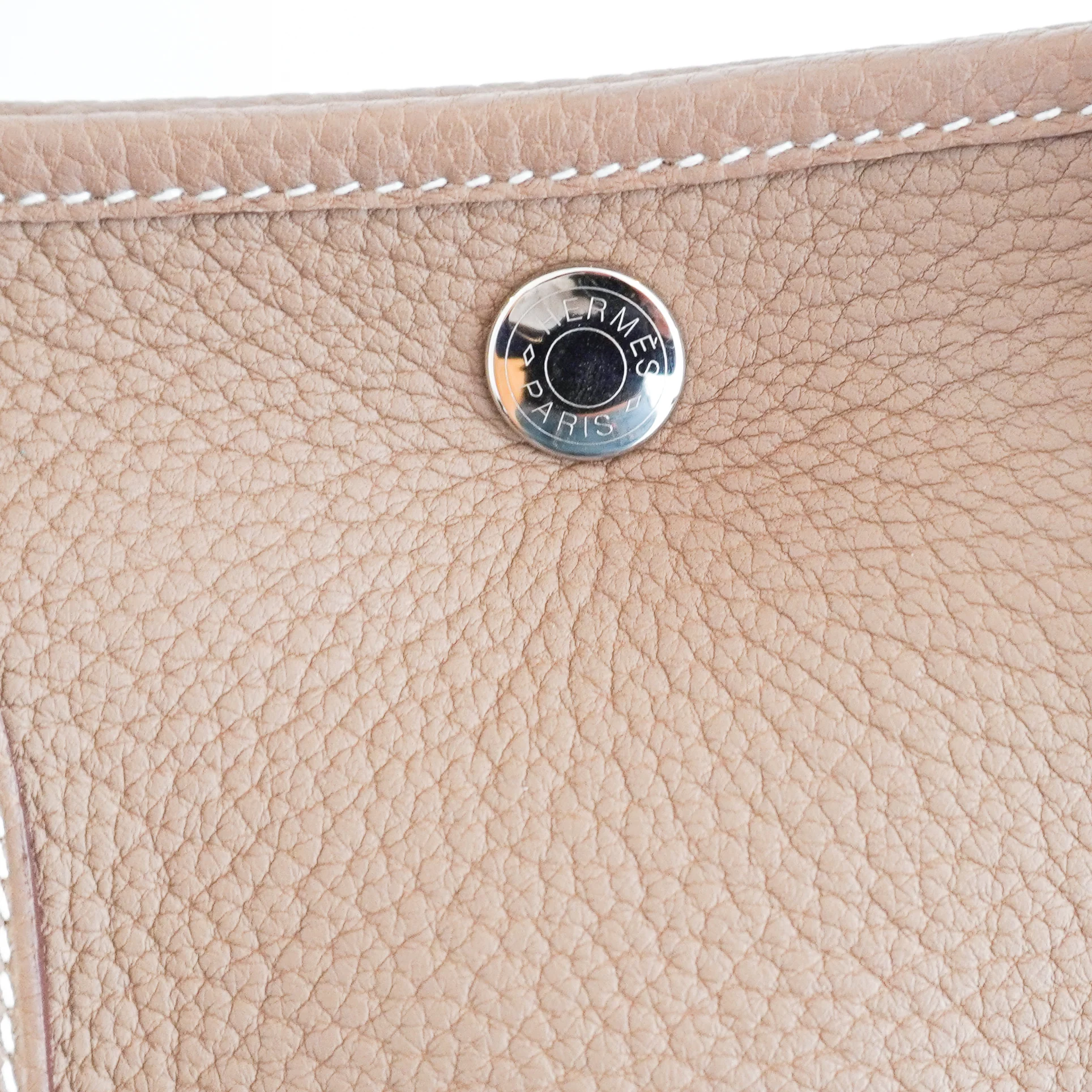 Hermes Etoupe Garden Party 30 Negonda Tote Bag (RRP £3500) | Authentic Preloved - Image 5