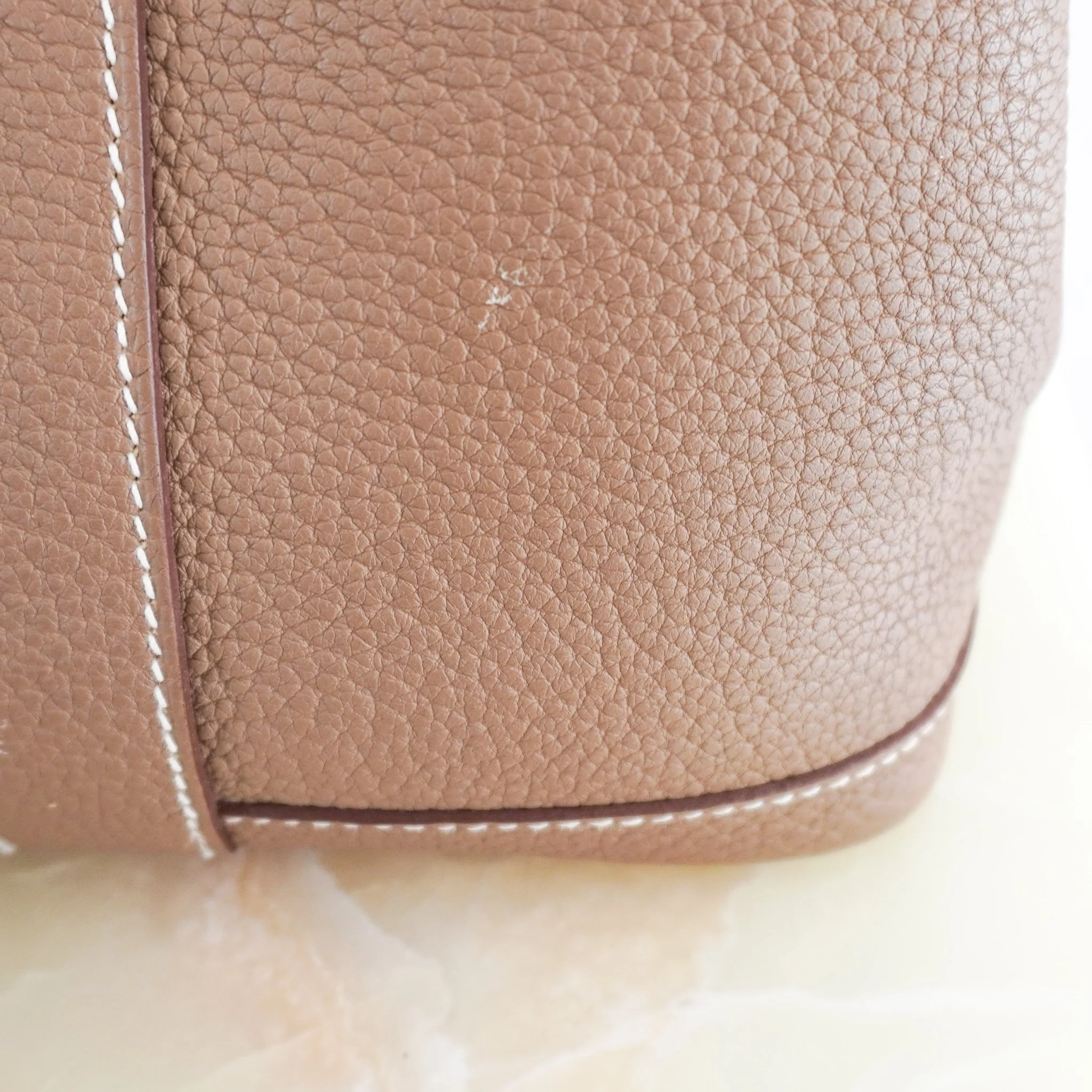 Hermes Etoupe Garden Party 30 Negonda Tote Bag (RRP £3500) | Authentic Preloved - Image 6