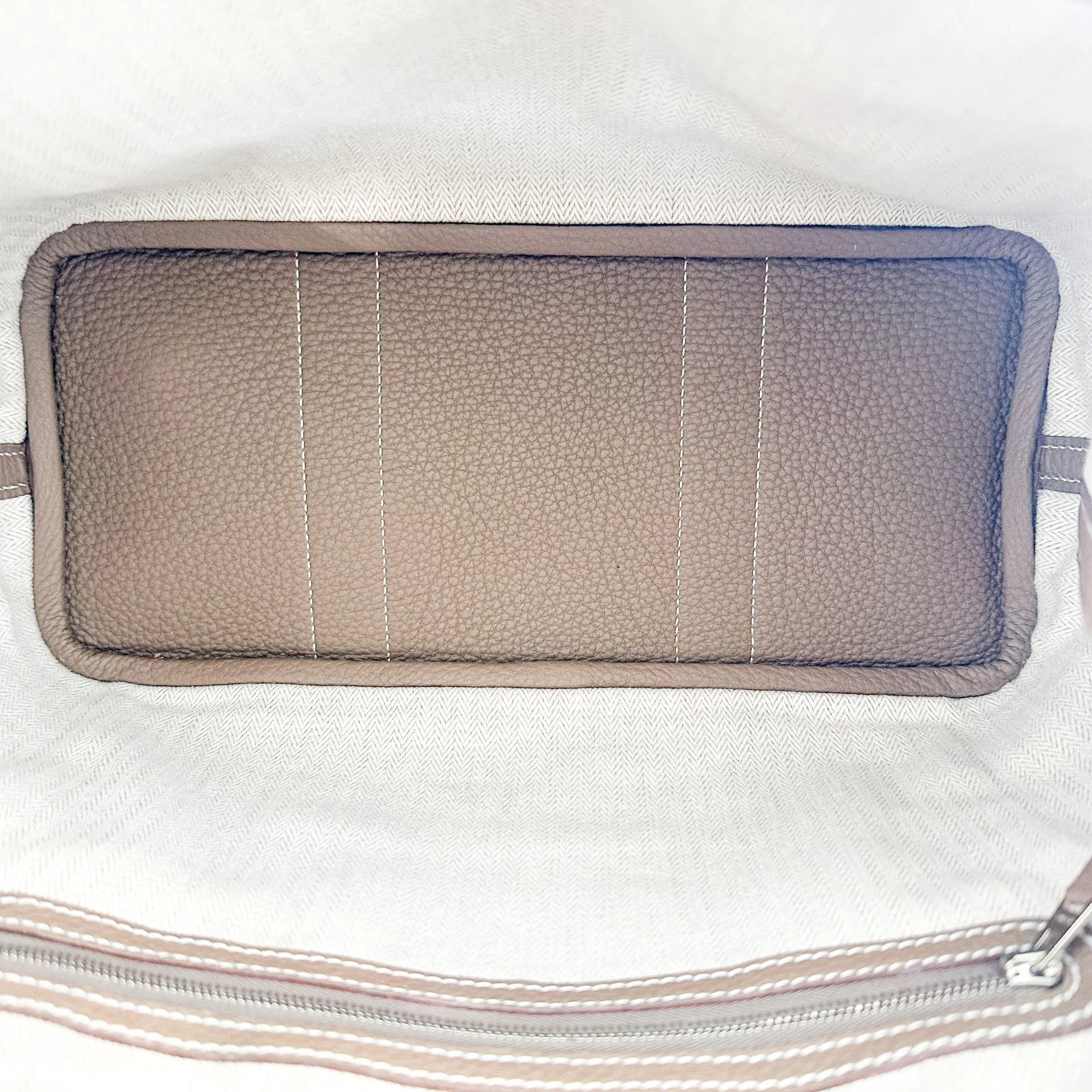 Hermes Etoupe Garden Party 30 Negonda Tote Bag (RRP £3500) | Authentic Preloved - Image 9