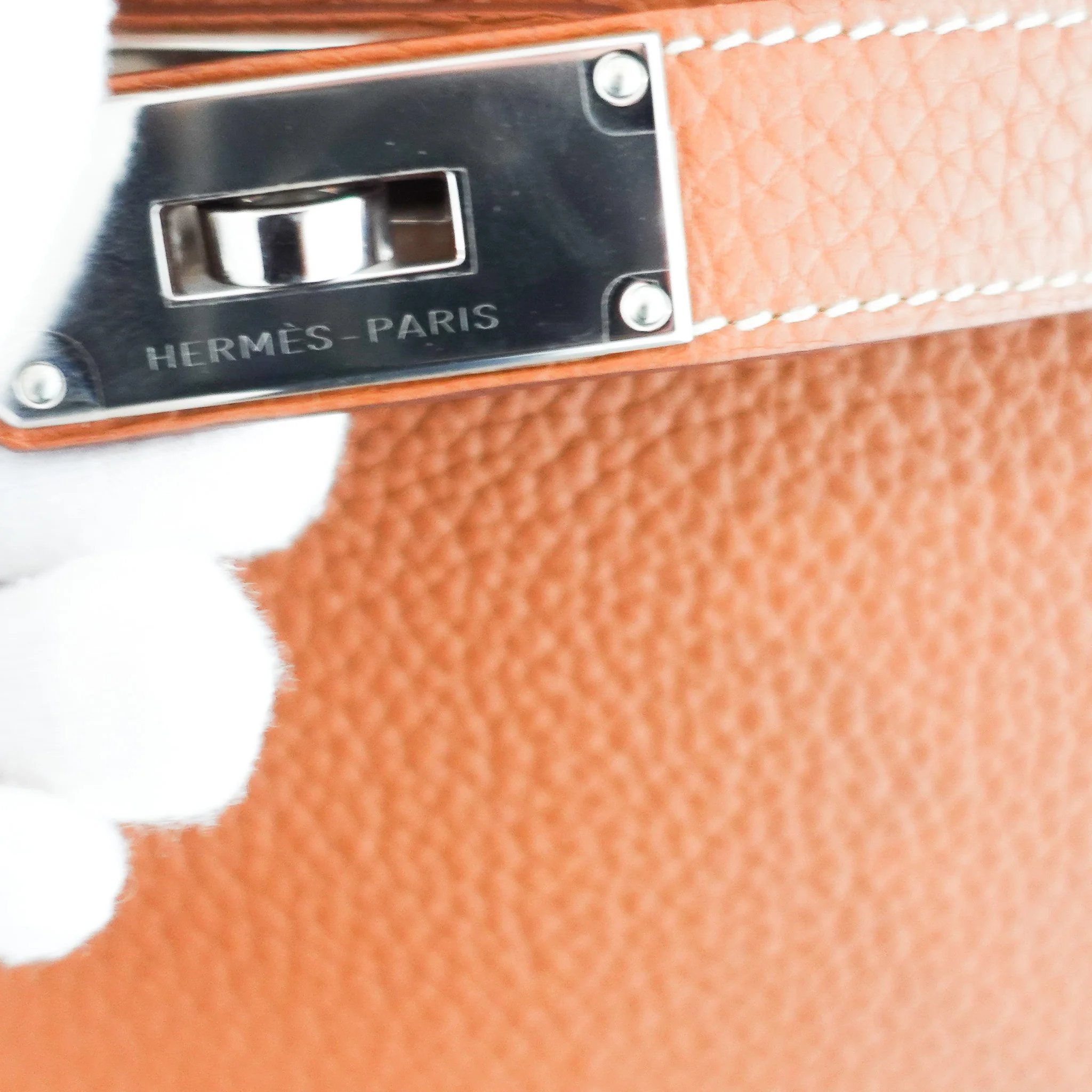 Hermès Jypsiere 28 Gold Togo Bag RRP £7450 | Authentic Preloved - Image 7