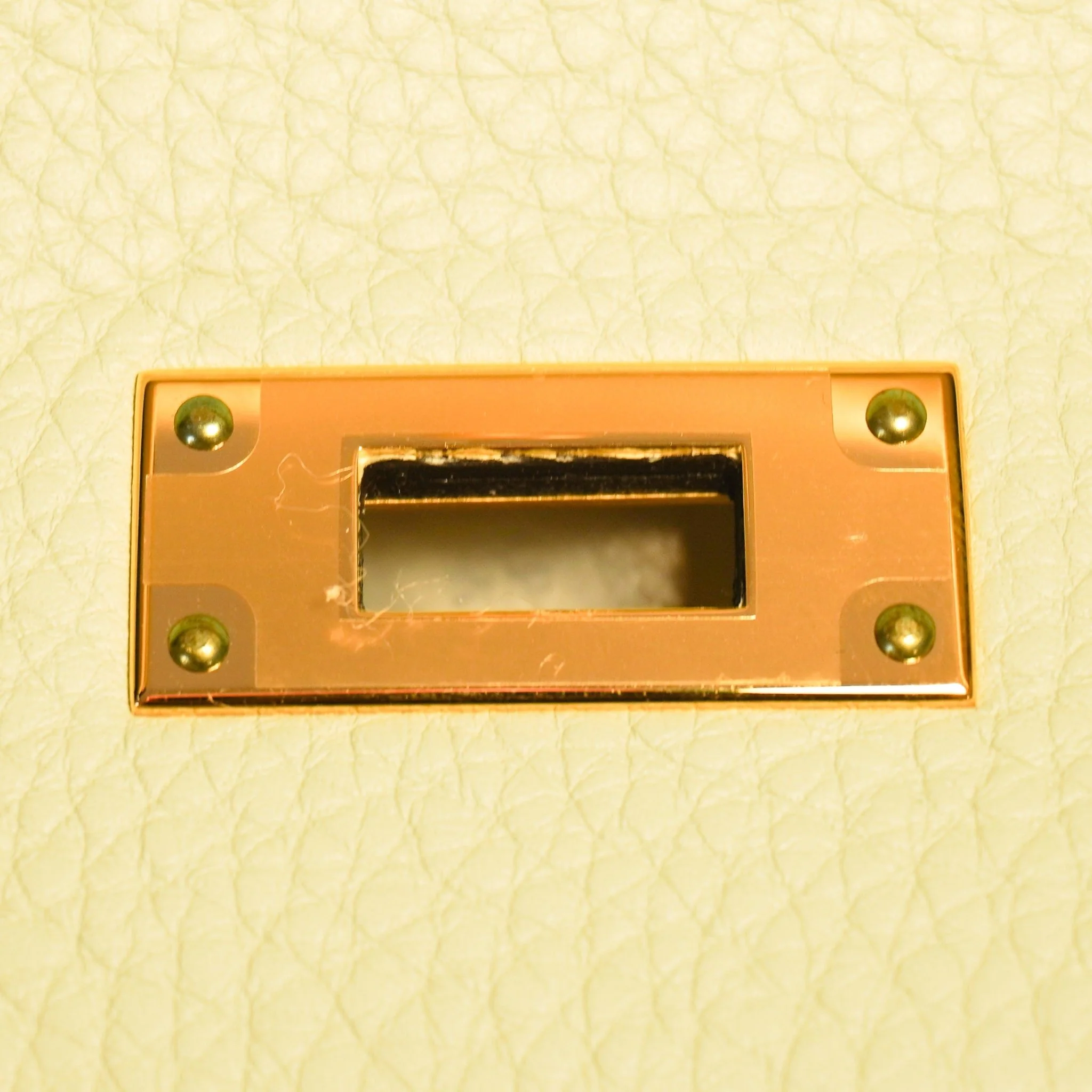 NEW Hermès Kelly 28 Gris Neve Togo Retourne Gold Hardware | Authentic Preloved - Image 14