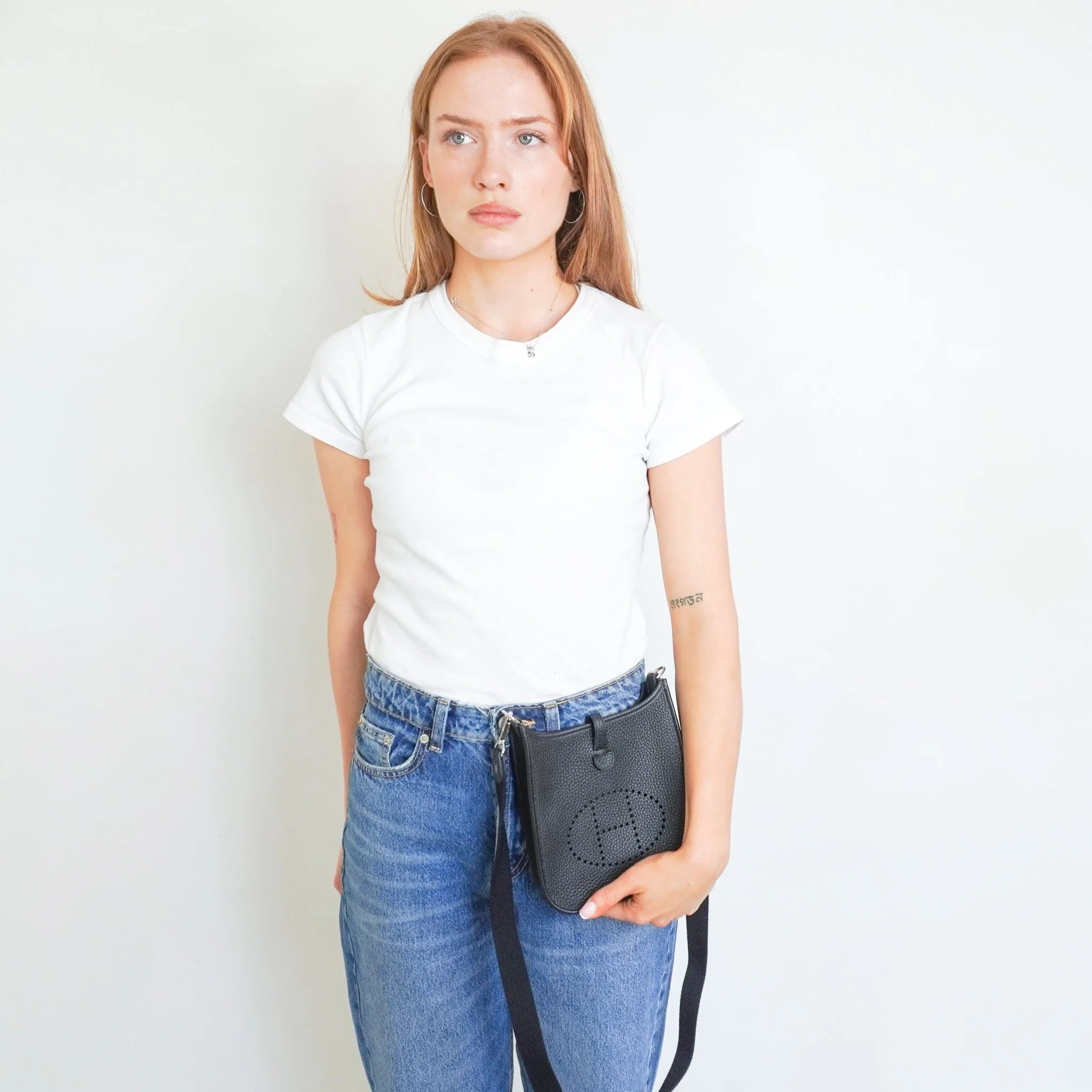Hermès Mini Evelyne 16 Clemence Crossbody Bag in Black | Authentic Preloved - Image 17