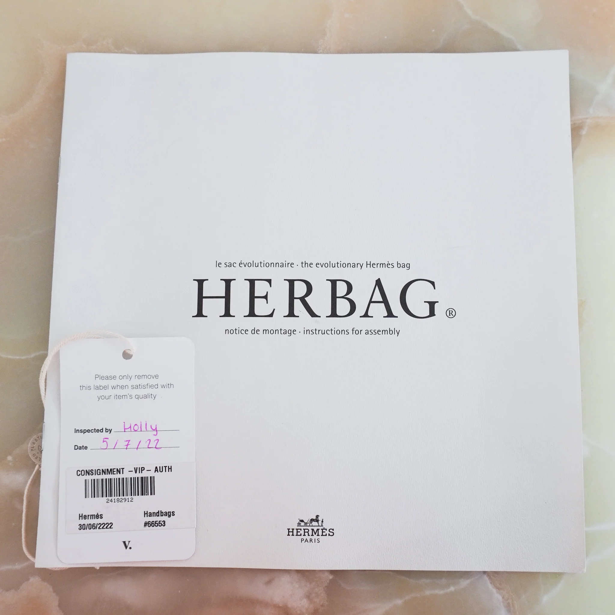 Hermès Noir 30 Canvas 2 Way Herbag RRP £2300 | Authentic Preloved - Image 10