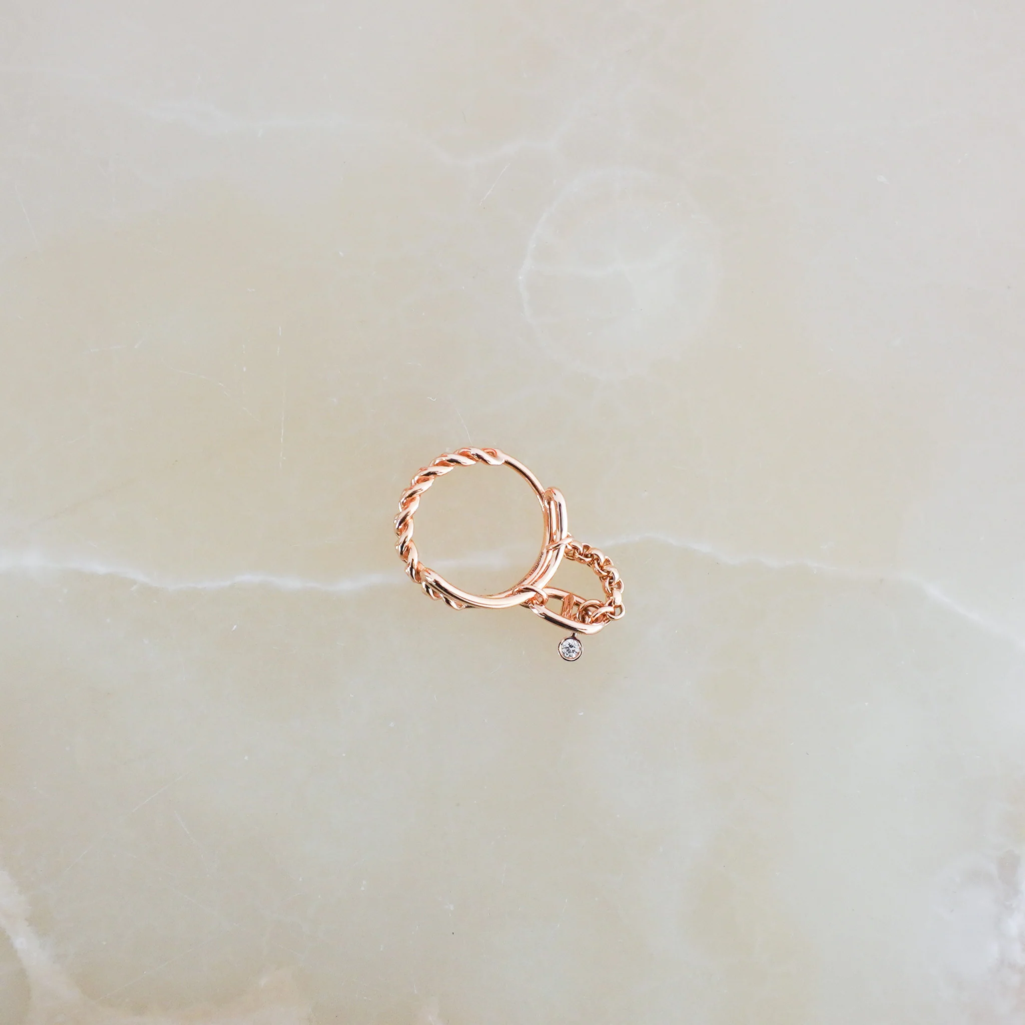 Hermes The Mix and H Ring in Rose Gold RRP £5450 | Authentic Preloved FINAL SALE - Image 3