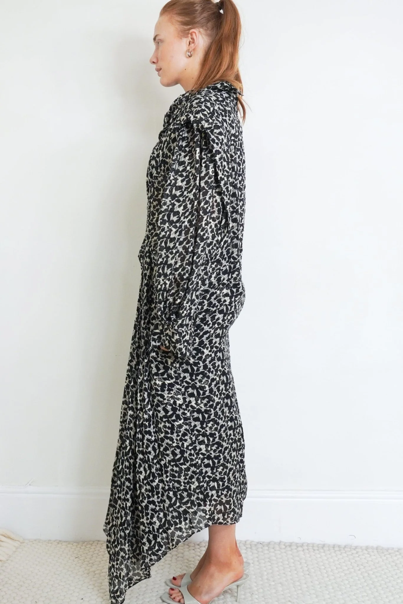 Isabel Marant Monochrome Botanical Print Dress RRP £800 | Authentic & Preloved - Image 2