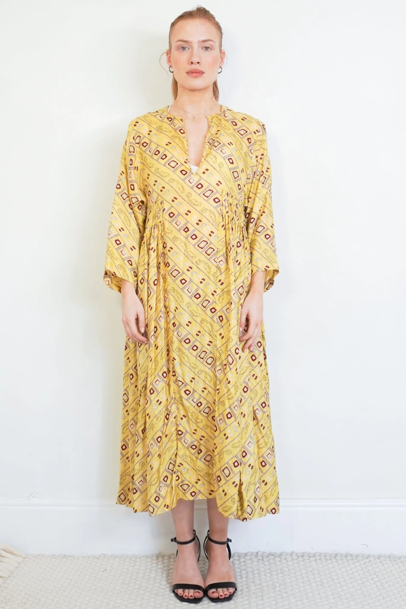 Isabel Marant Yellow Silk Dress RRP £800 | Authentic & Preloved