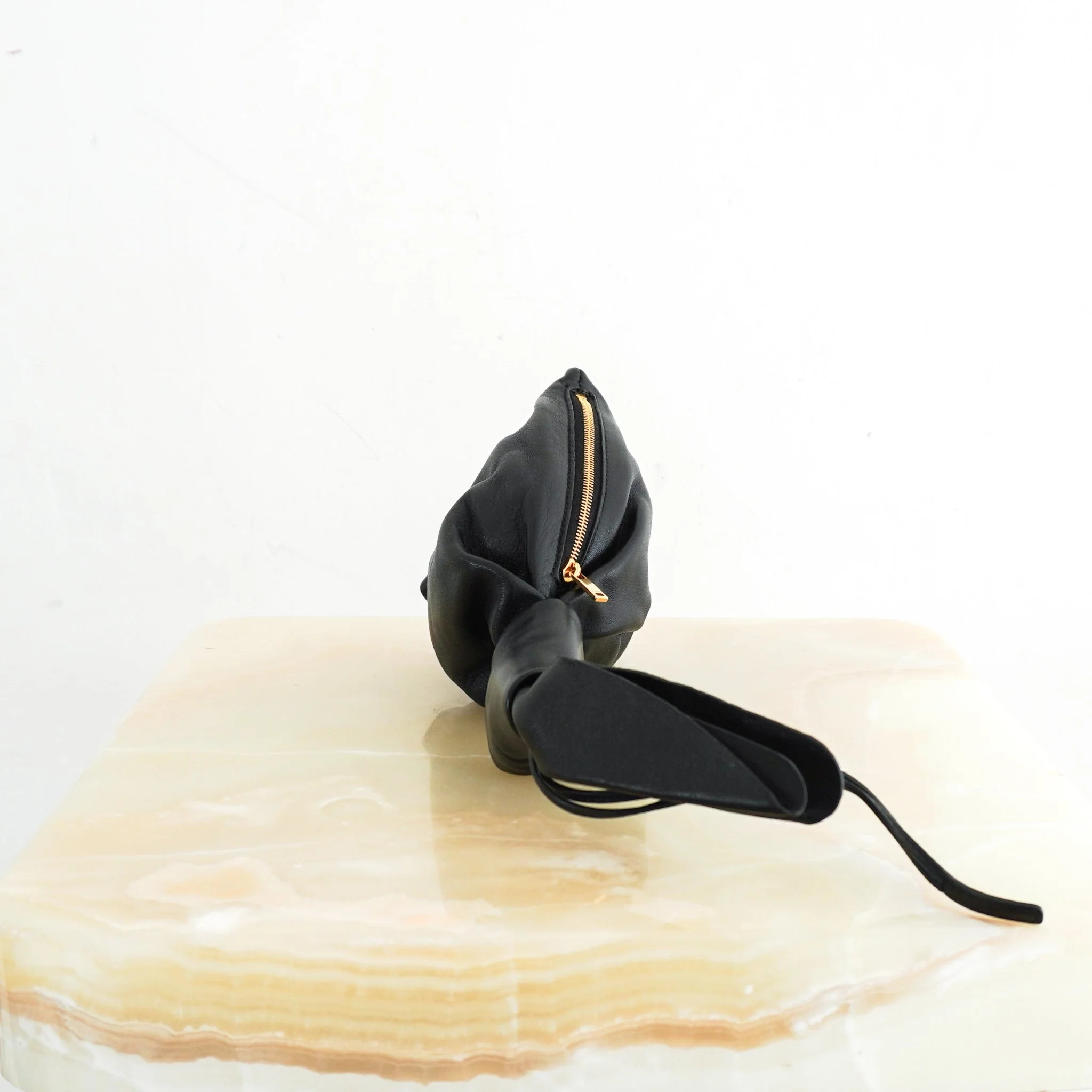 Jil Sander Black Knot Evening Pouch RRP £1350 | Authentic Preloved - Image 3