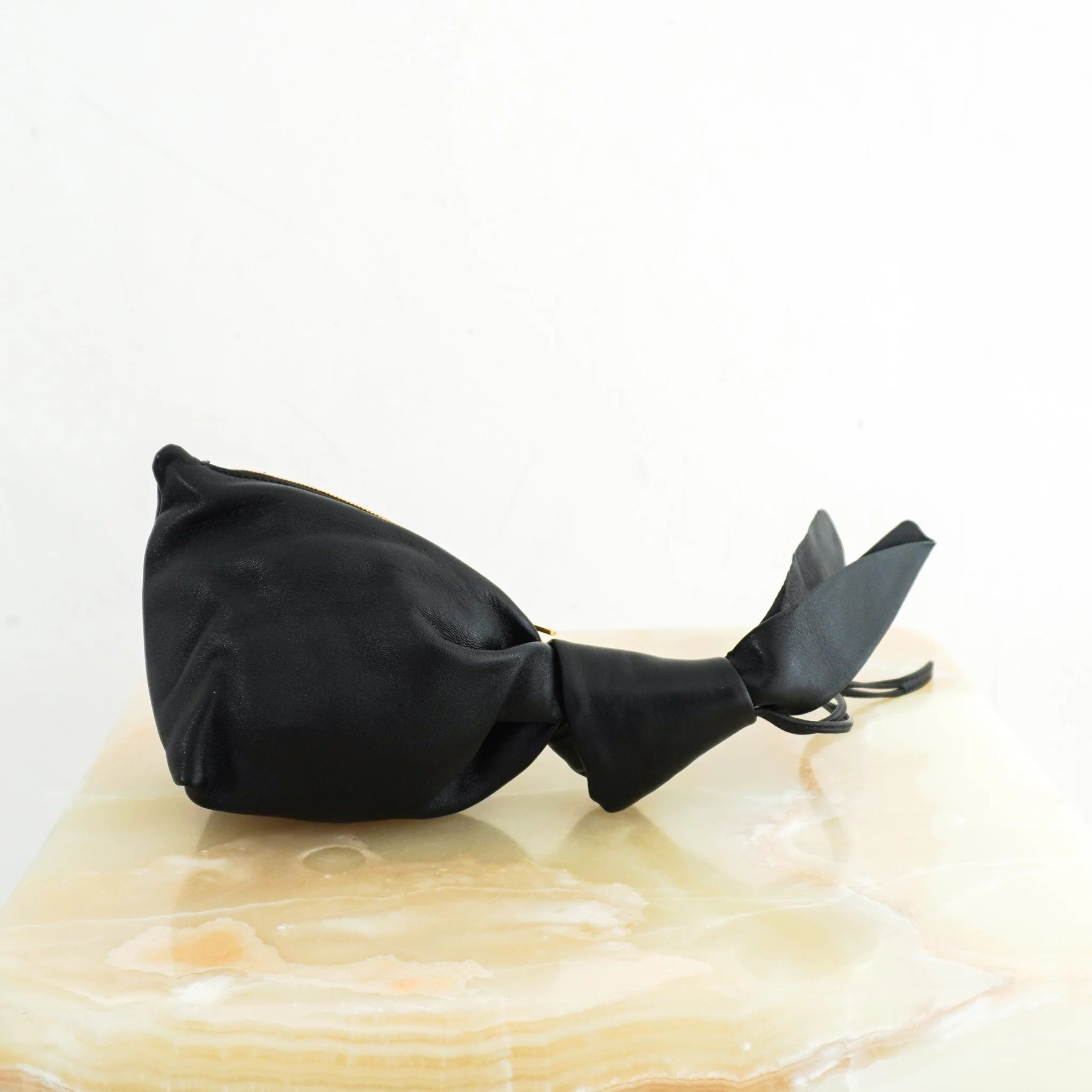 Jil Sander Black Knot Evening Pouch RRP £1350 | Authentic Preloved - Image 5