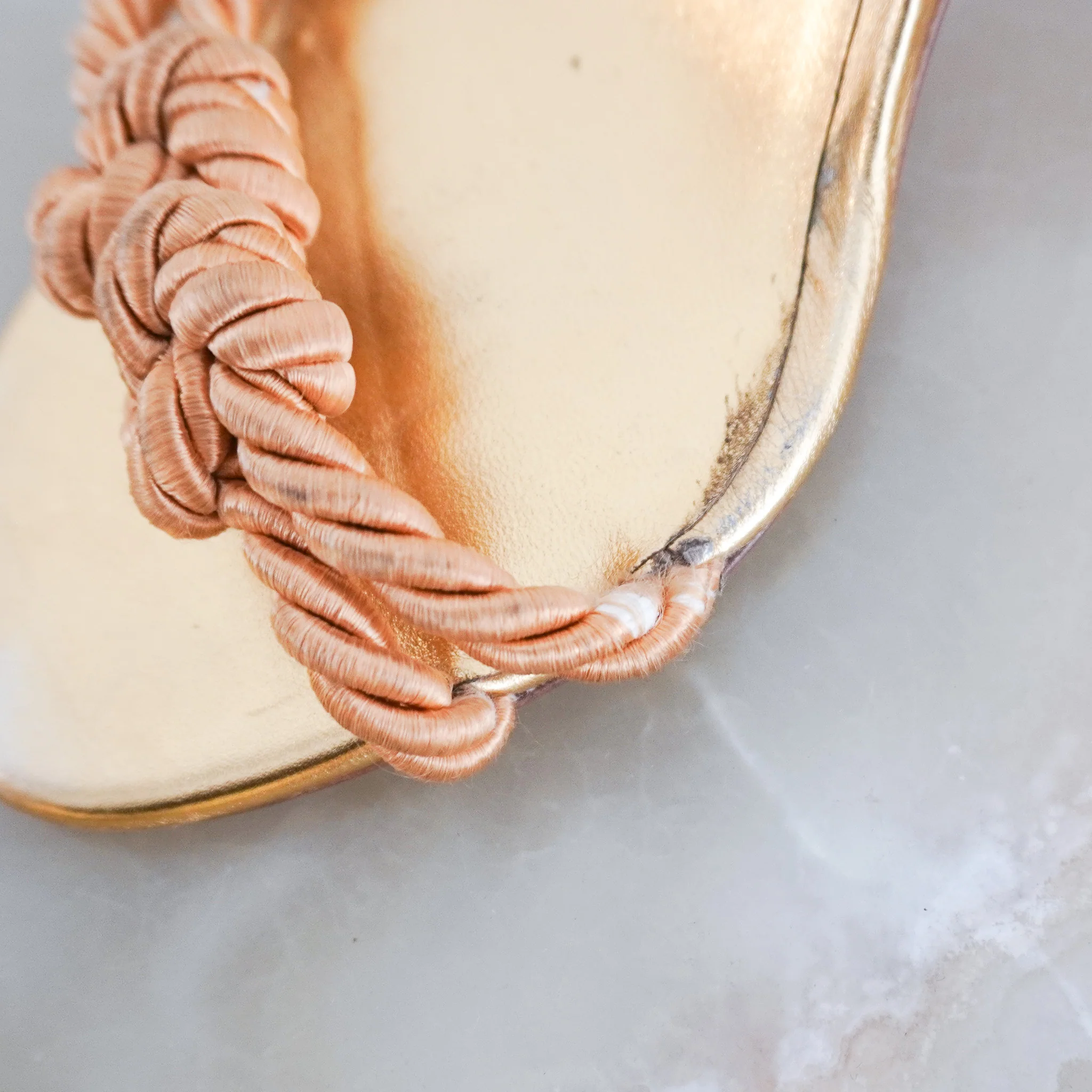 Le Monde de Beryl Gold Metallic High Heel | Authentic Preloved FINAL SALE - Image 6