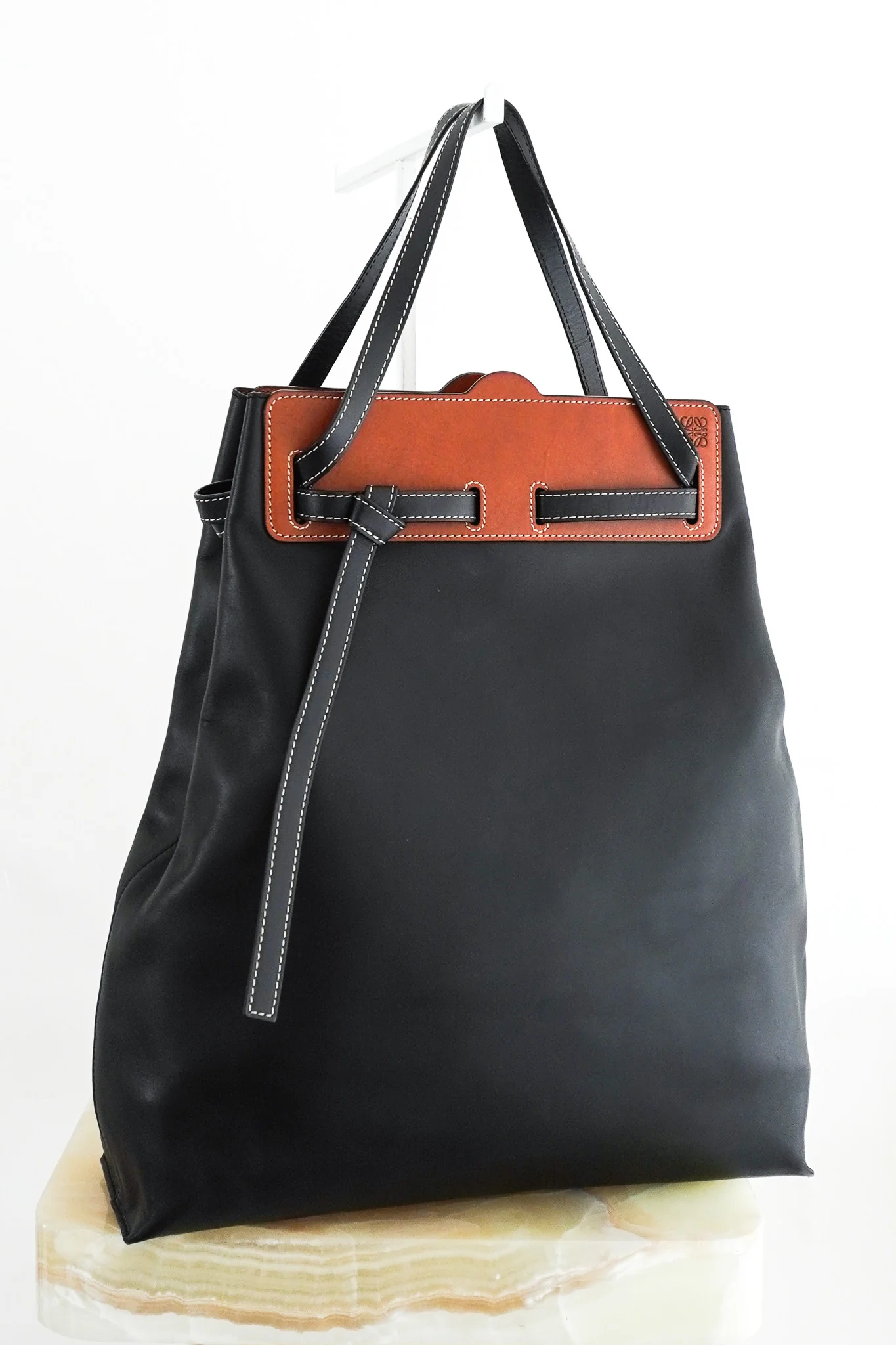 Loewe Lazo Shoulder Bag in Black RRP £1600 | Authentic Preloved