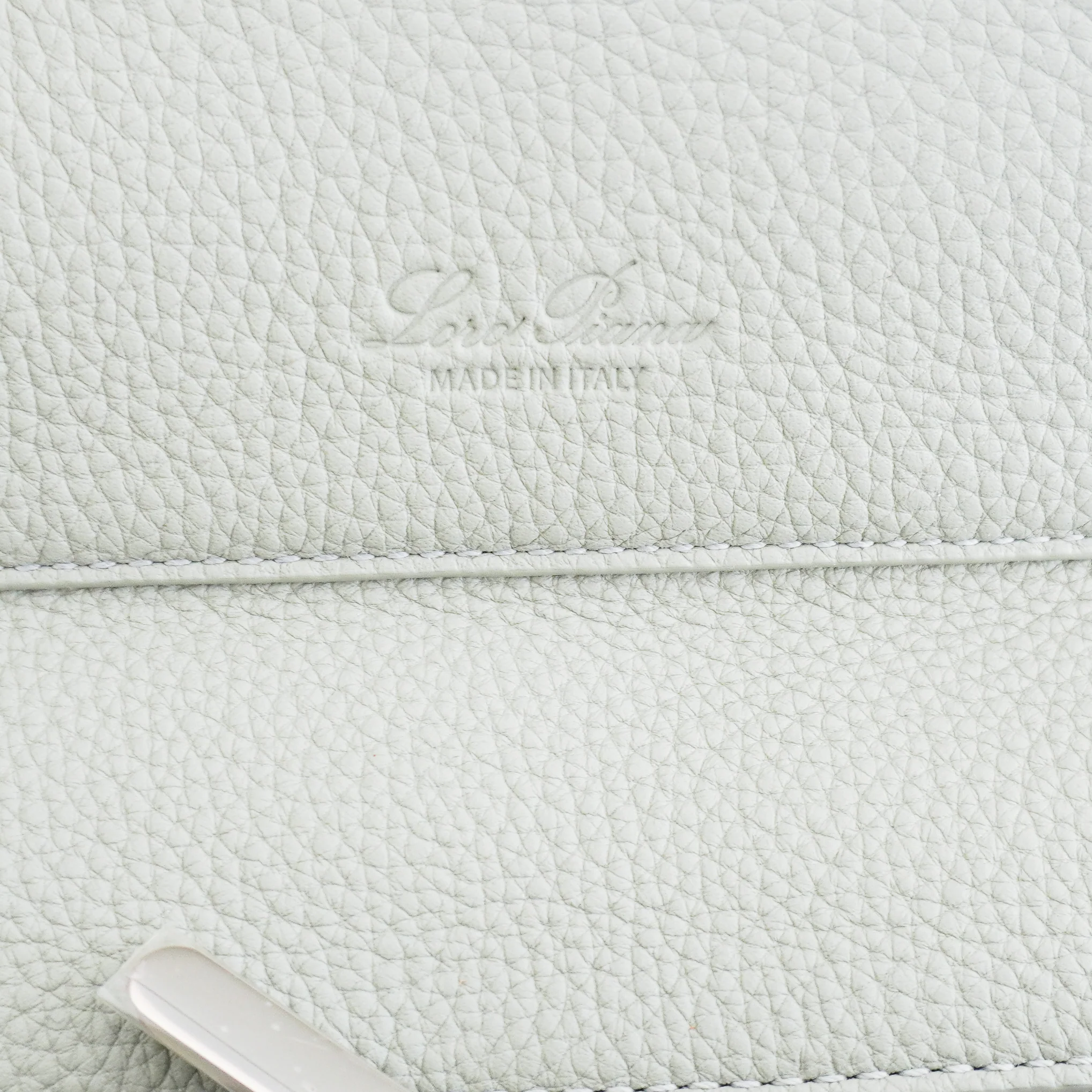Loro Piana Sesia Medium Leather Tote in Eucalyptus RRP £3340 | Authentic Preloved - Image 7
