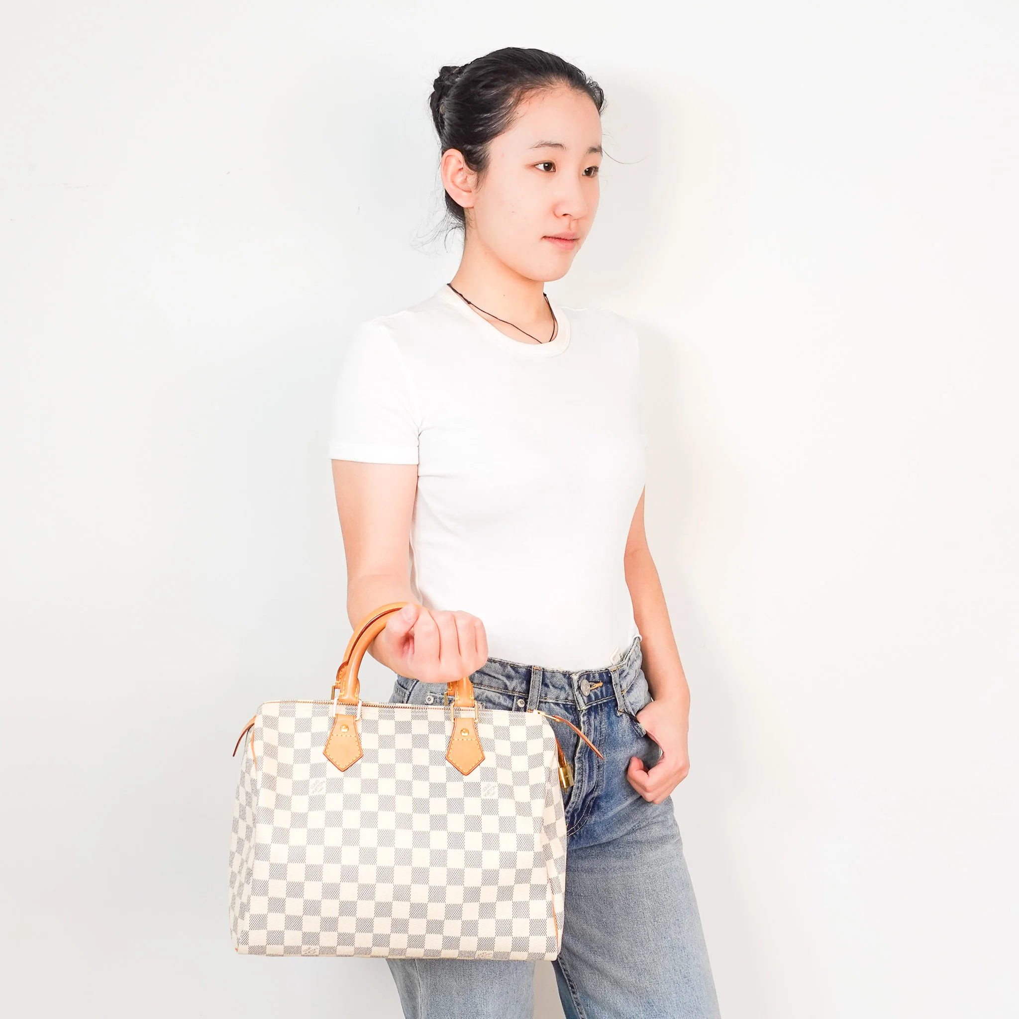 Louis Vuitton Damier Azur Speedy 30 Bag RRP £1390 | Authentic Preloved - Image 10