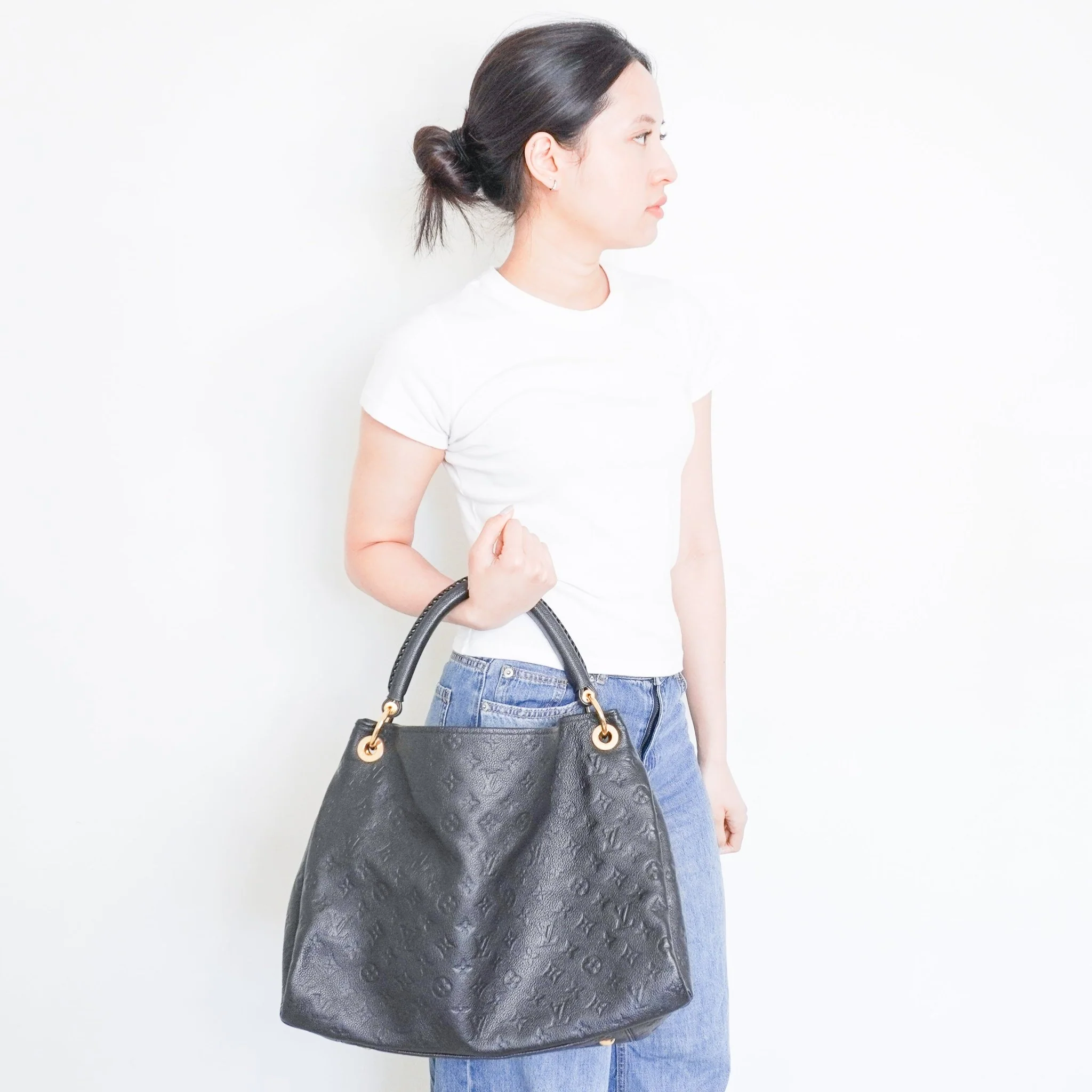 Louis Vuitton Artsy MM Tote Bag in Black RRP £2500 | Authentic Preloved - Image 15