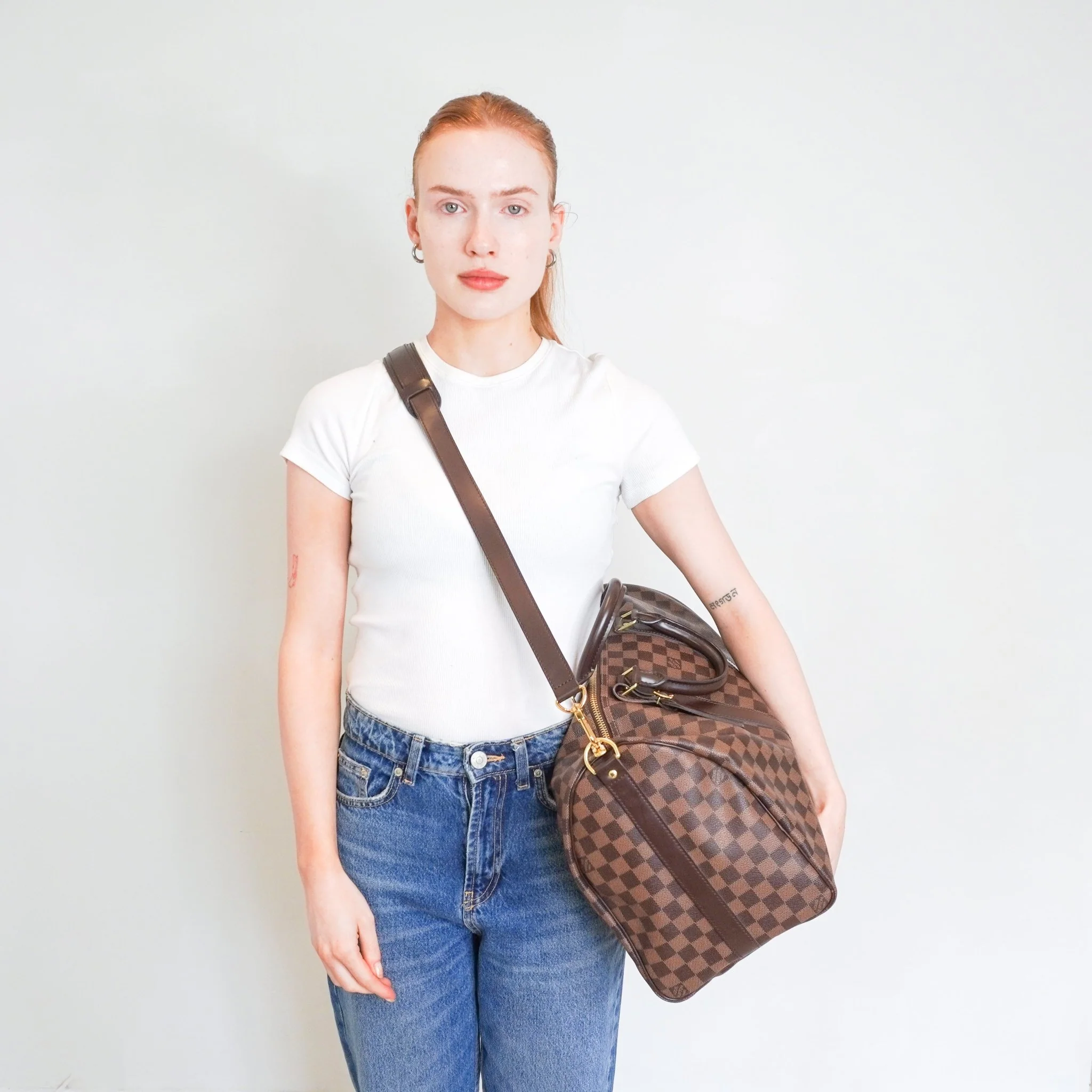 Louis Vuitton Damier Keepall Bandoulière 45 Bag RRP £1960 | Authentic Preloved - Image 16