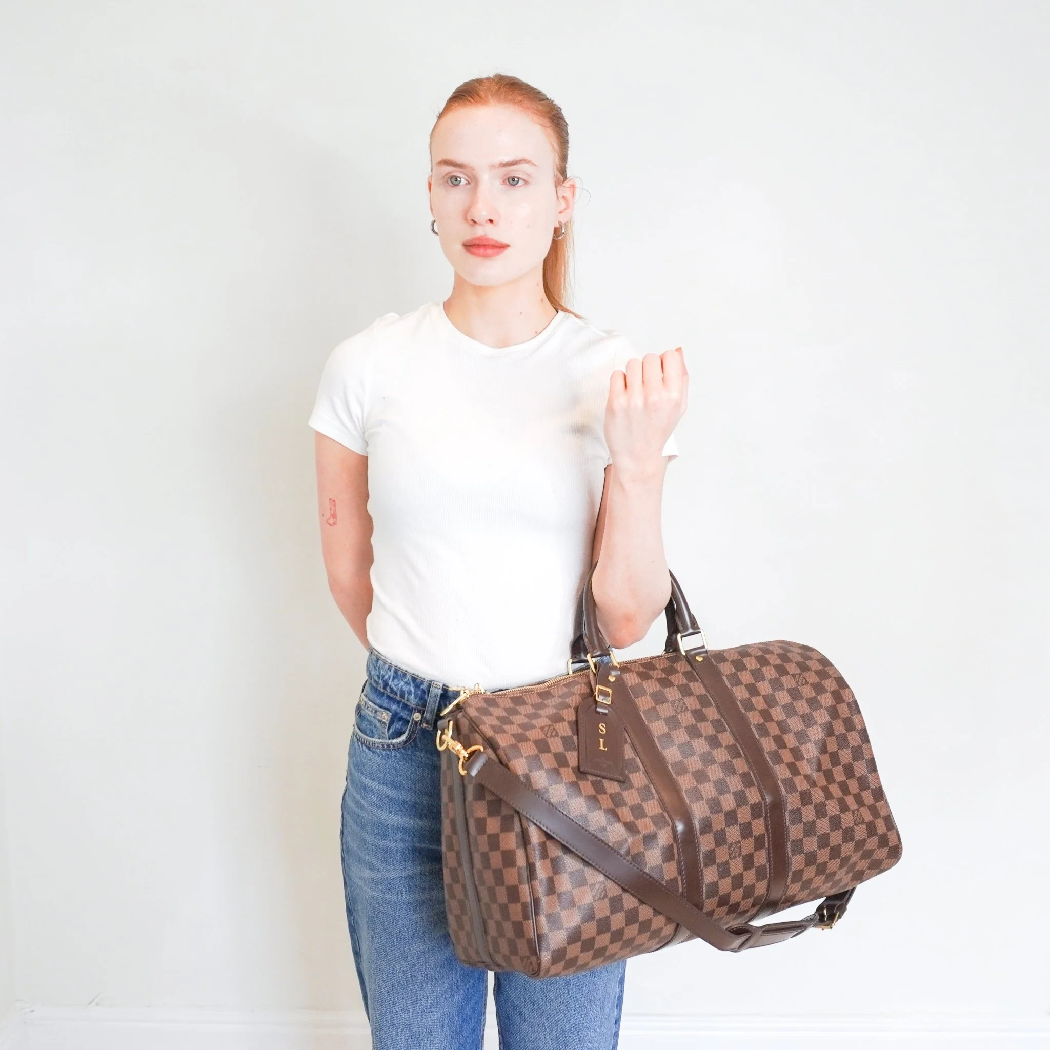 Louis Vuitton Damier Keepall Bandoulière 45 Bag RRP £1960 | Authentic Preloved - Image 17