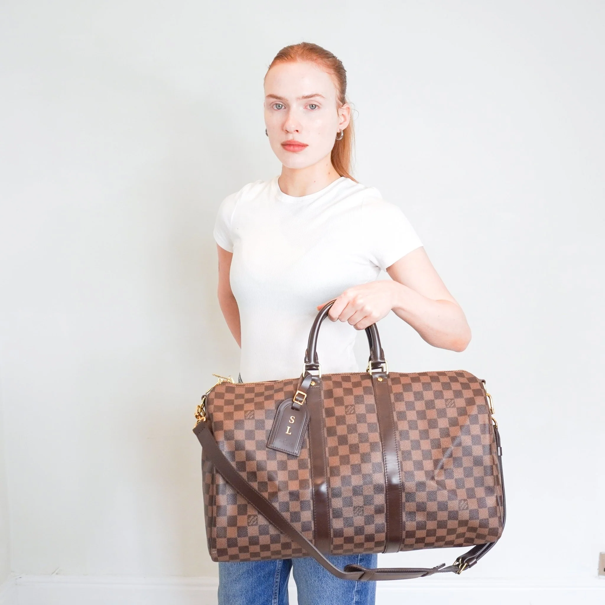 Louis Vuitton Damier Keepall Bandoulière 45 Bag RRP £1960 | Authentic Preloved - Image 18