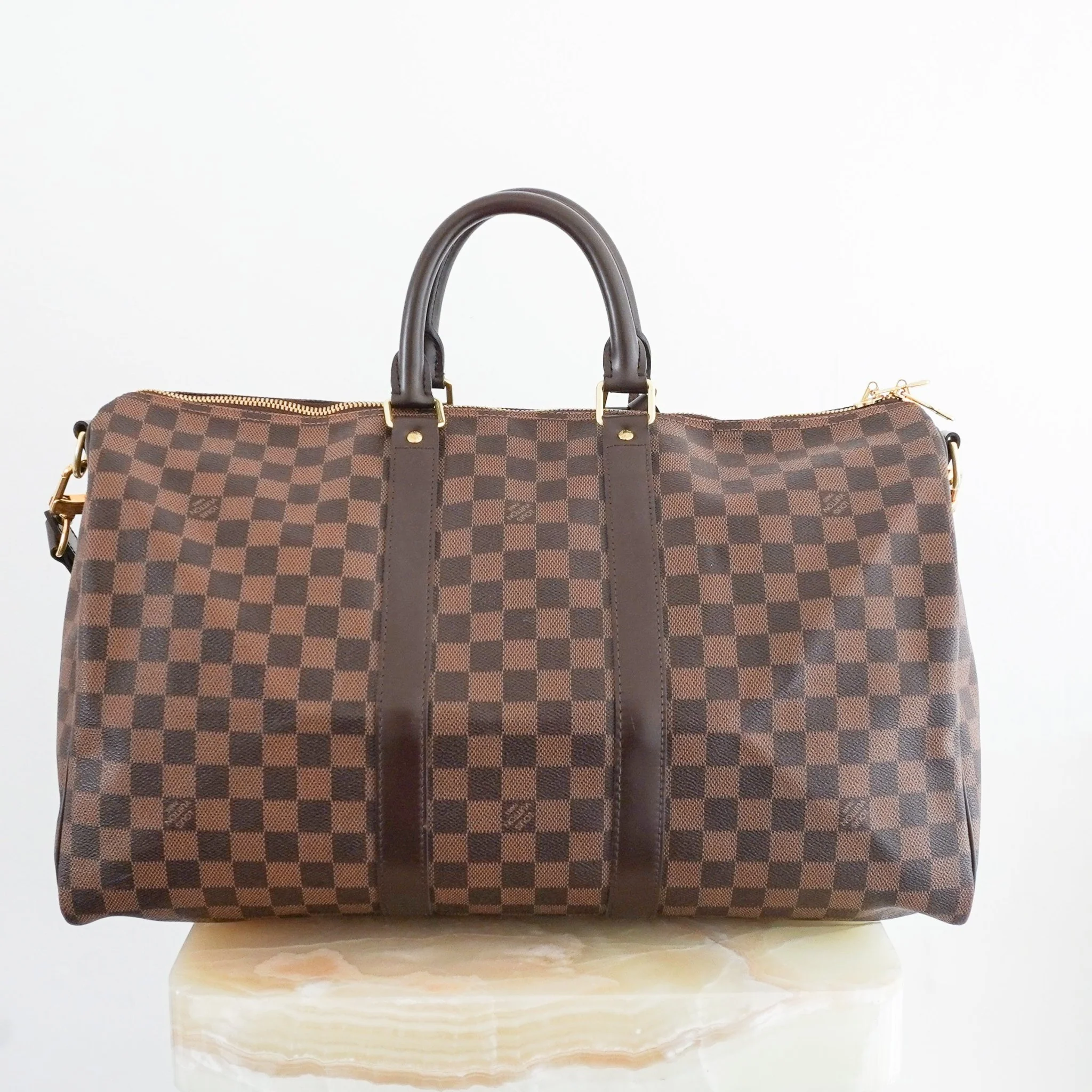 Louis Vuitton Damier Keepall Bandoulière 45 Bag RRP £1960 | Authentic Preloved - Image 3