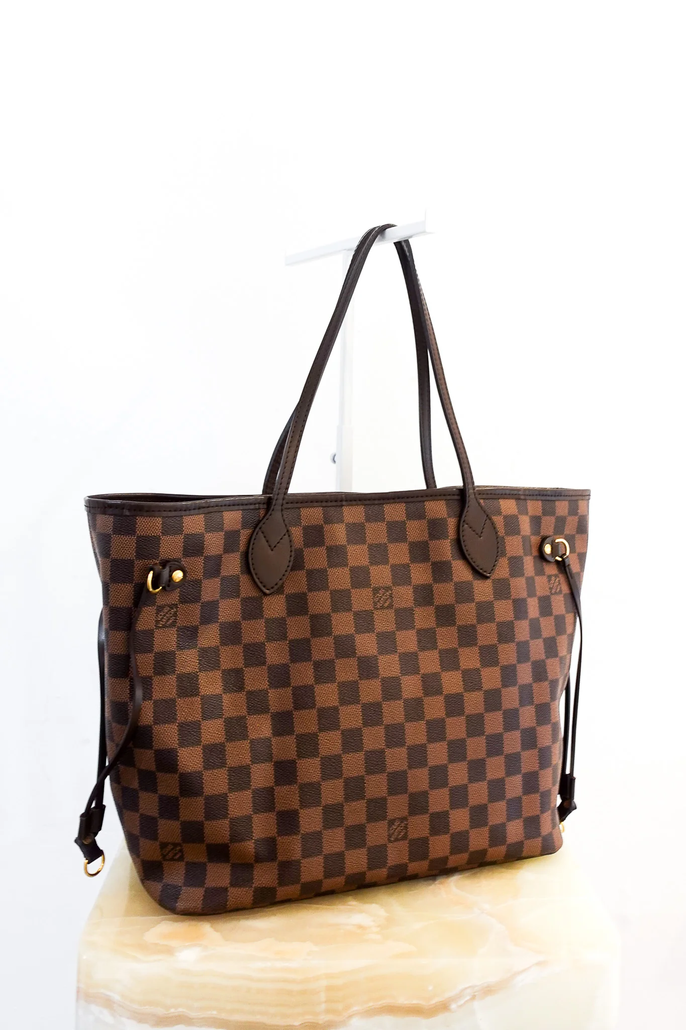 Louis Vuitton Neverfull GM Damier Ebene Canvas Tote Bag RRP £1400 | Authentic Preloved