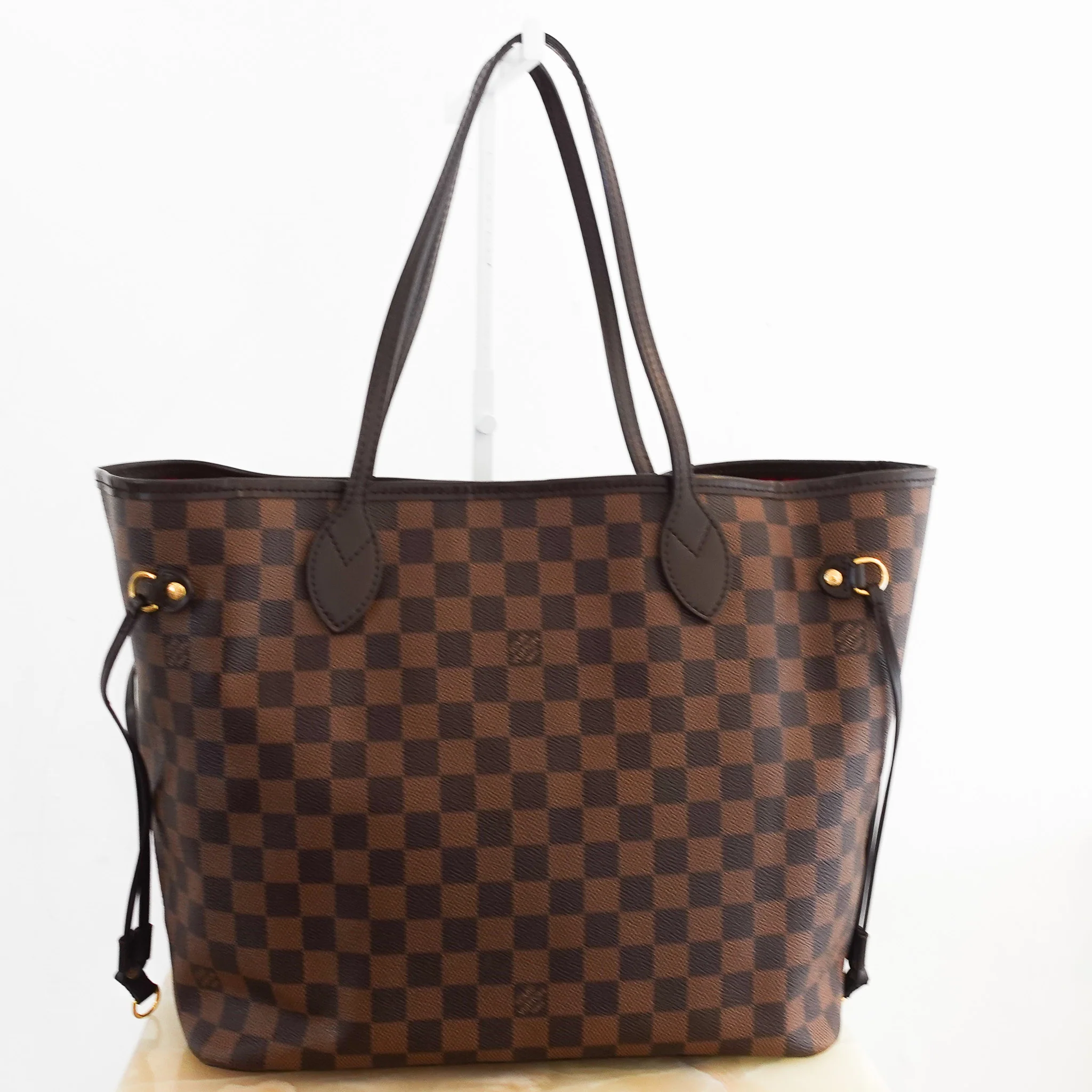 Louis Vuitton Neverfull GM Damier Ebene Canvas Tote Bag RRP £1400 | Authentic Preloved - Image 8