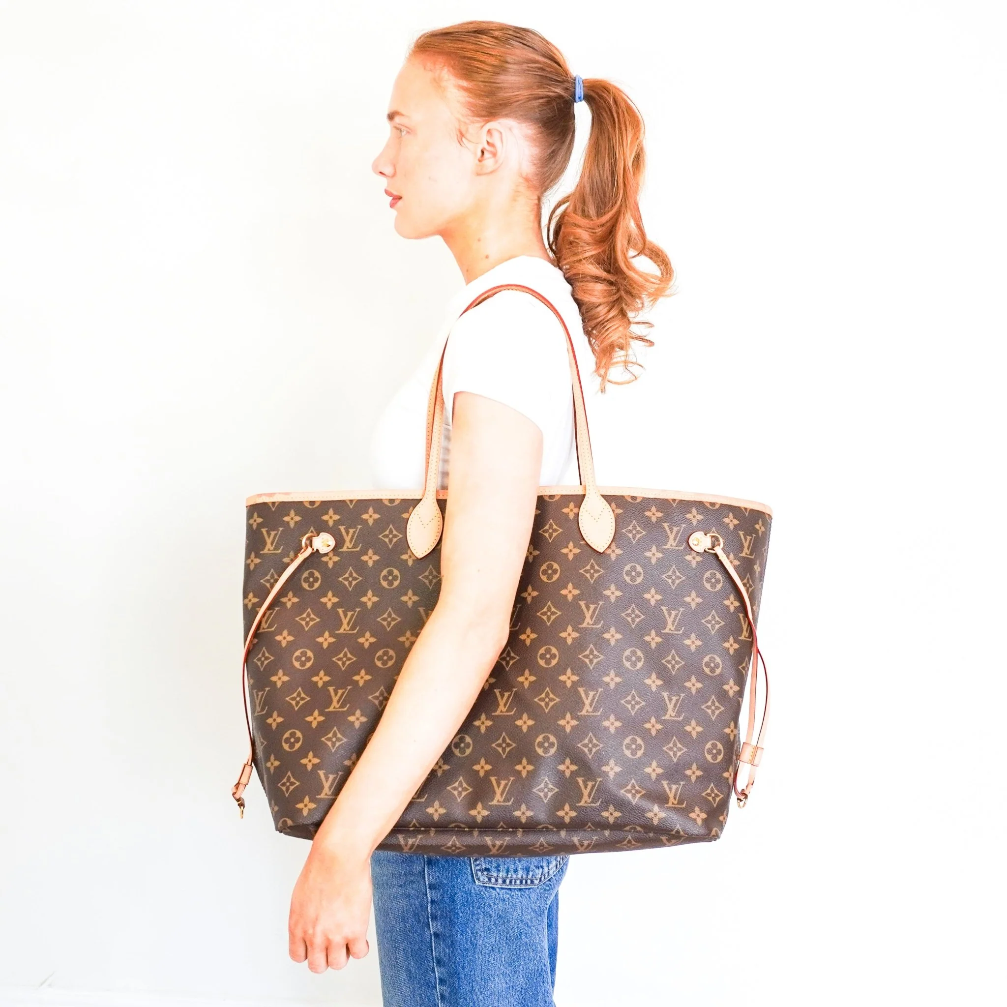 Louis Vuitton Neverfull Monogram GM Tote Bag in Brown RRP £1470 | Authentic Preloved - Image 15