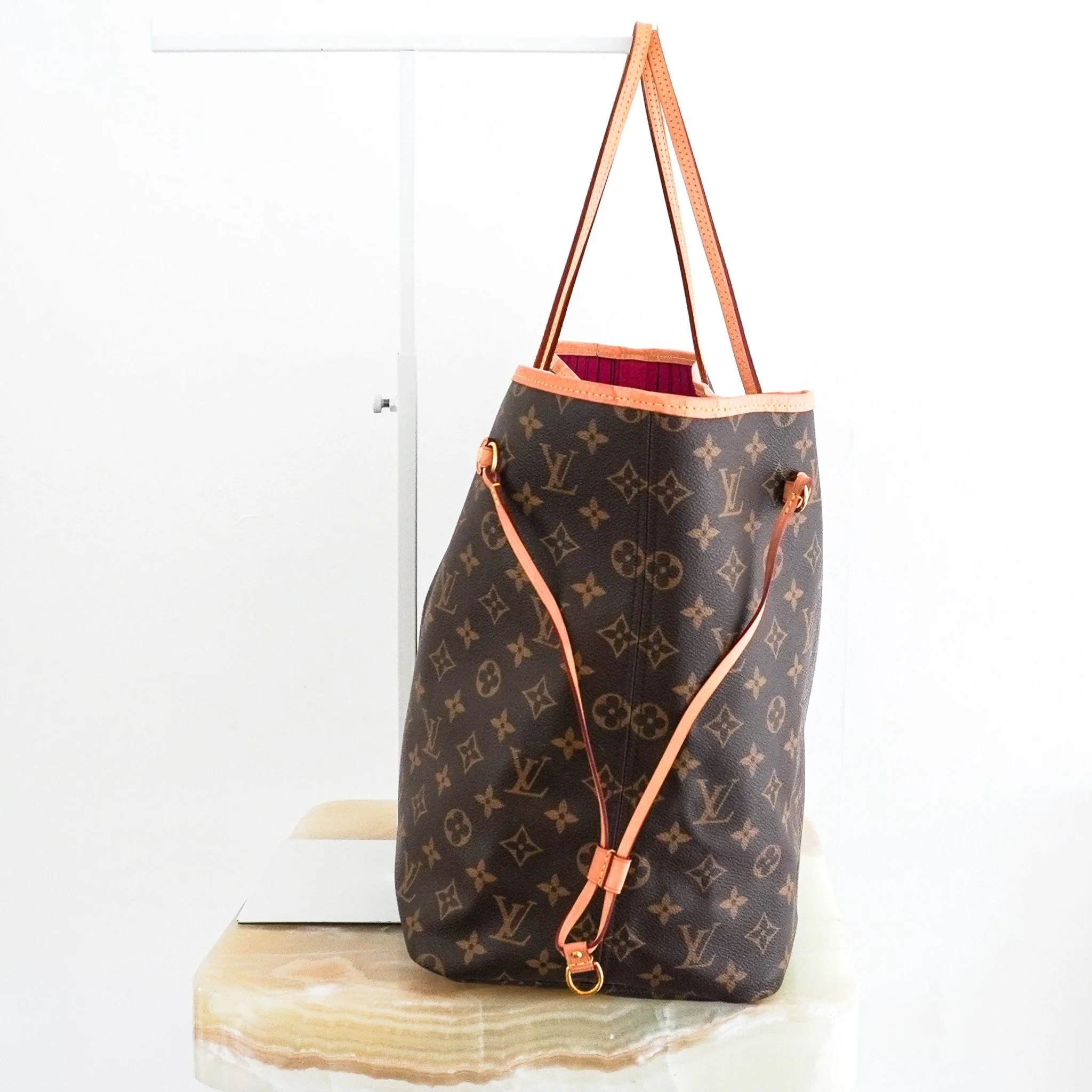 Louis Vuitton Neverfull Monogram GM Tote Bag in Brown RRP £1470 | Authentic Preloved - Image 2